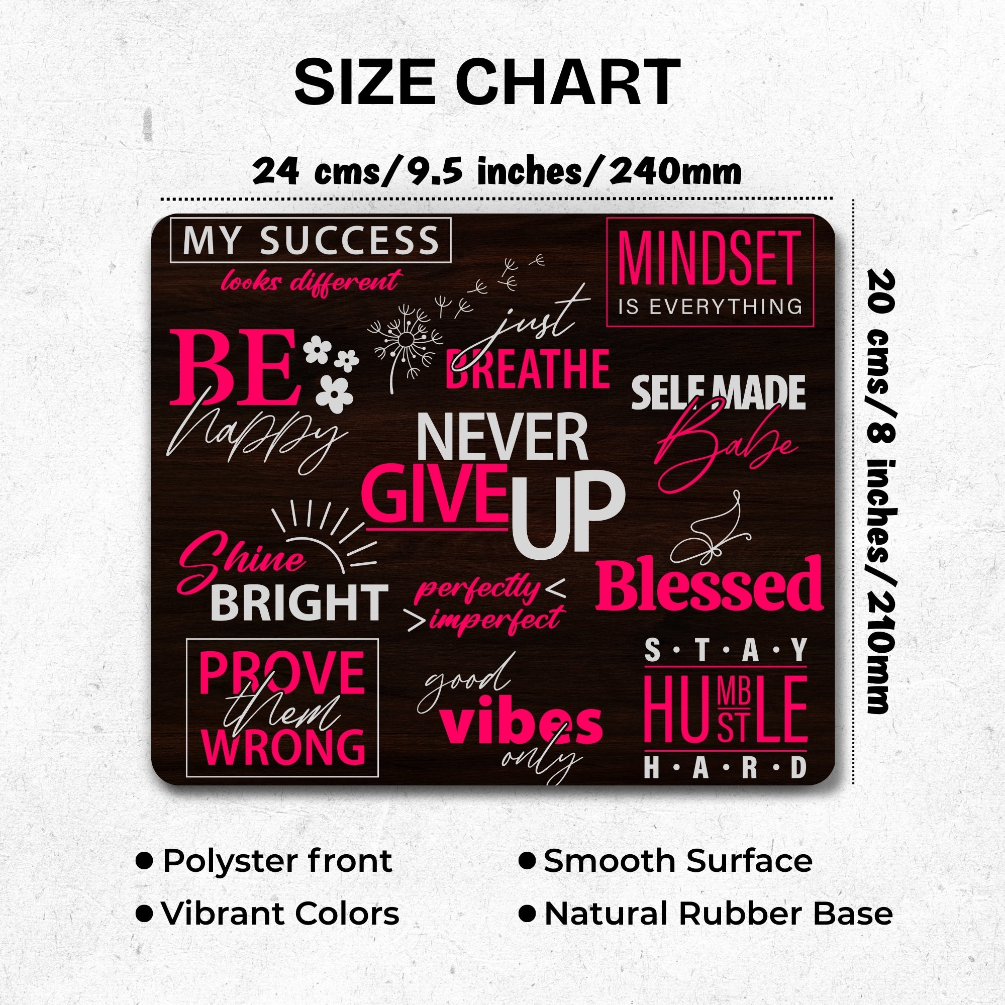 Quiet Power Mouse Pad