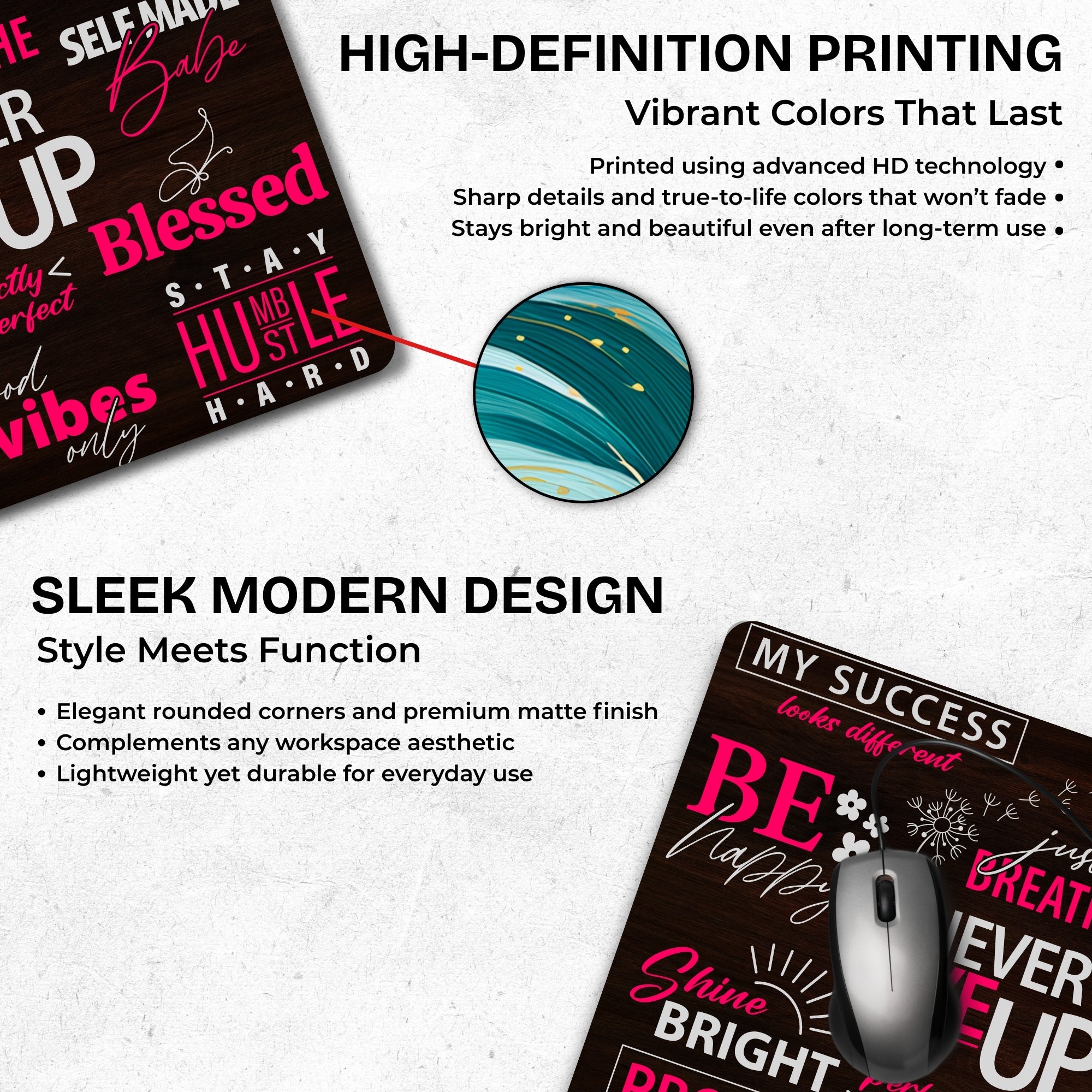 Quiet Power Mouse Pad