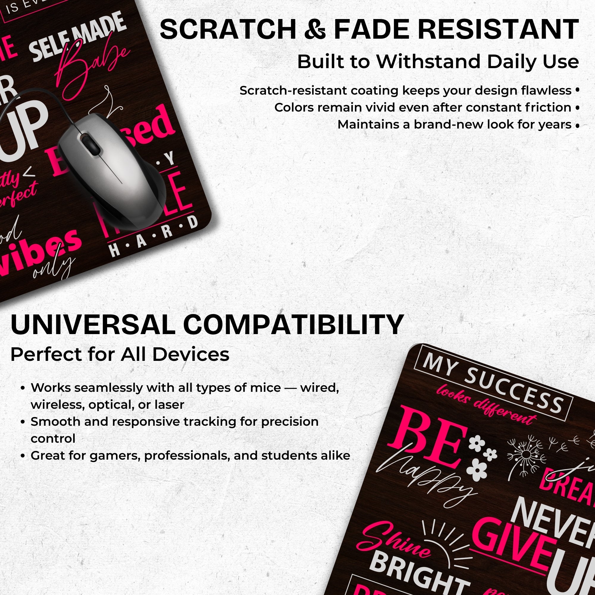 Quiet Power Mouse Pad