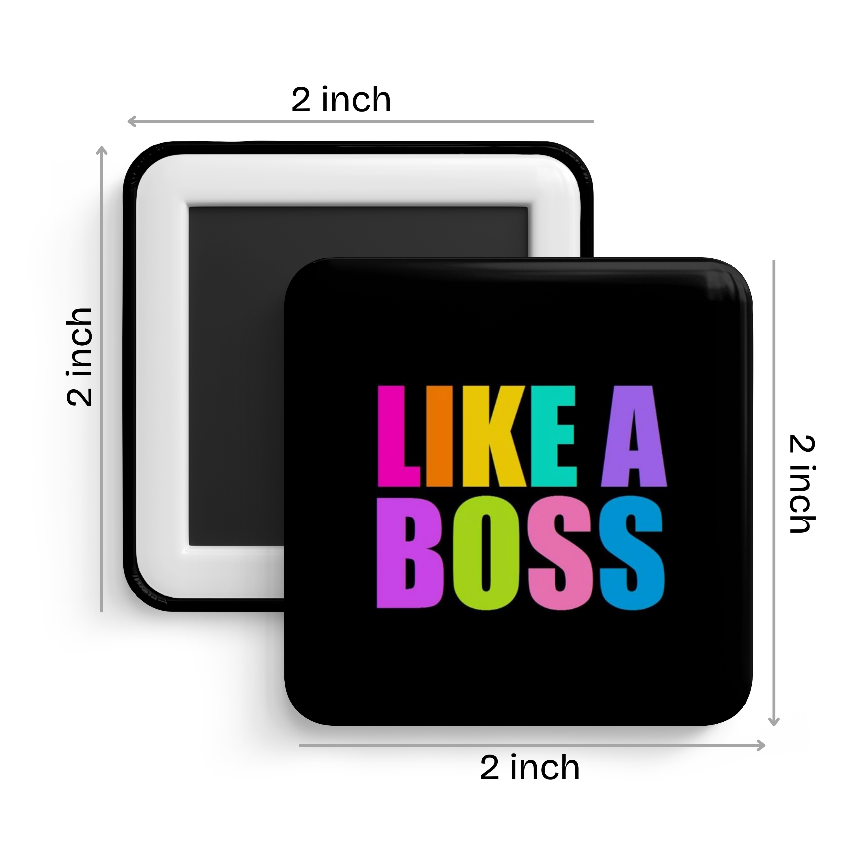 Fearless Mindset Fridge Magnet