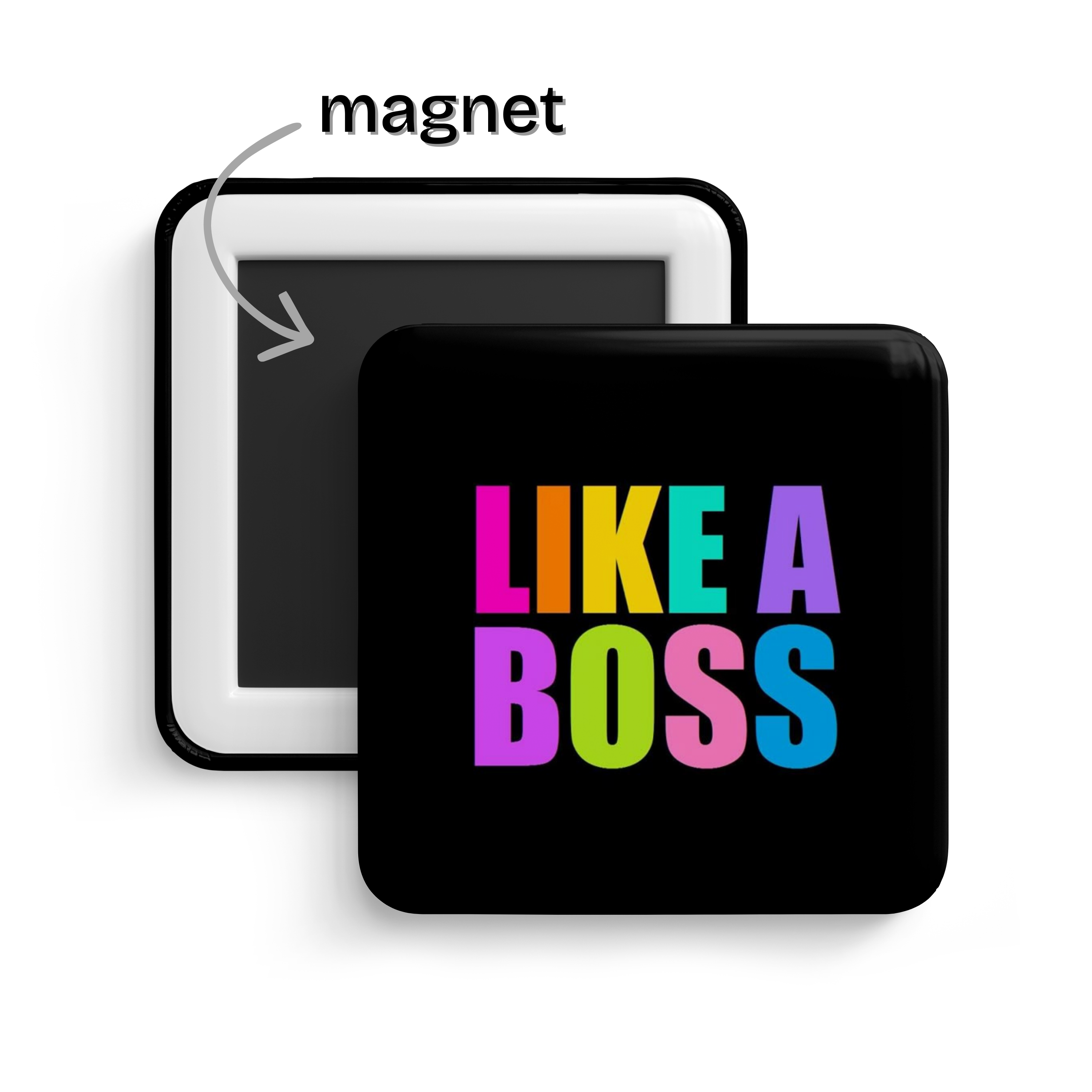 Fearless Mindset Fridge Magnet