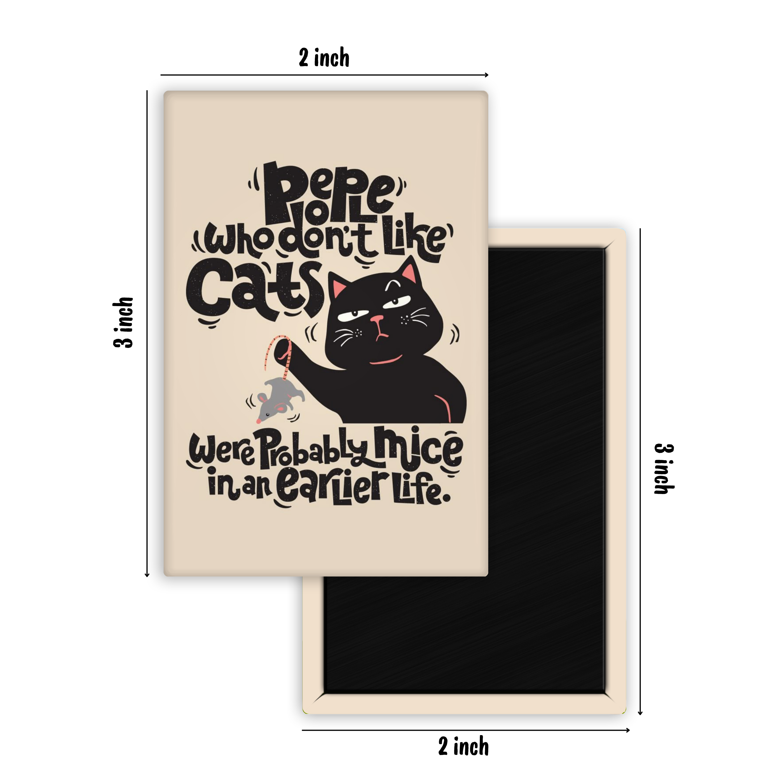Paw-sitive Chaos Fridge Magnet