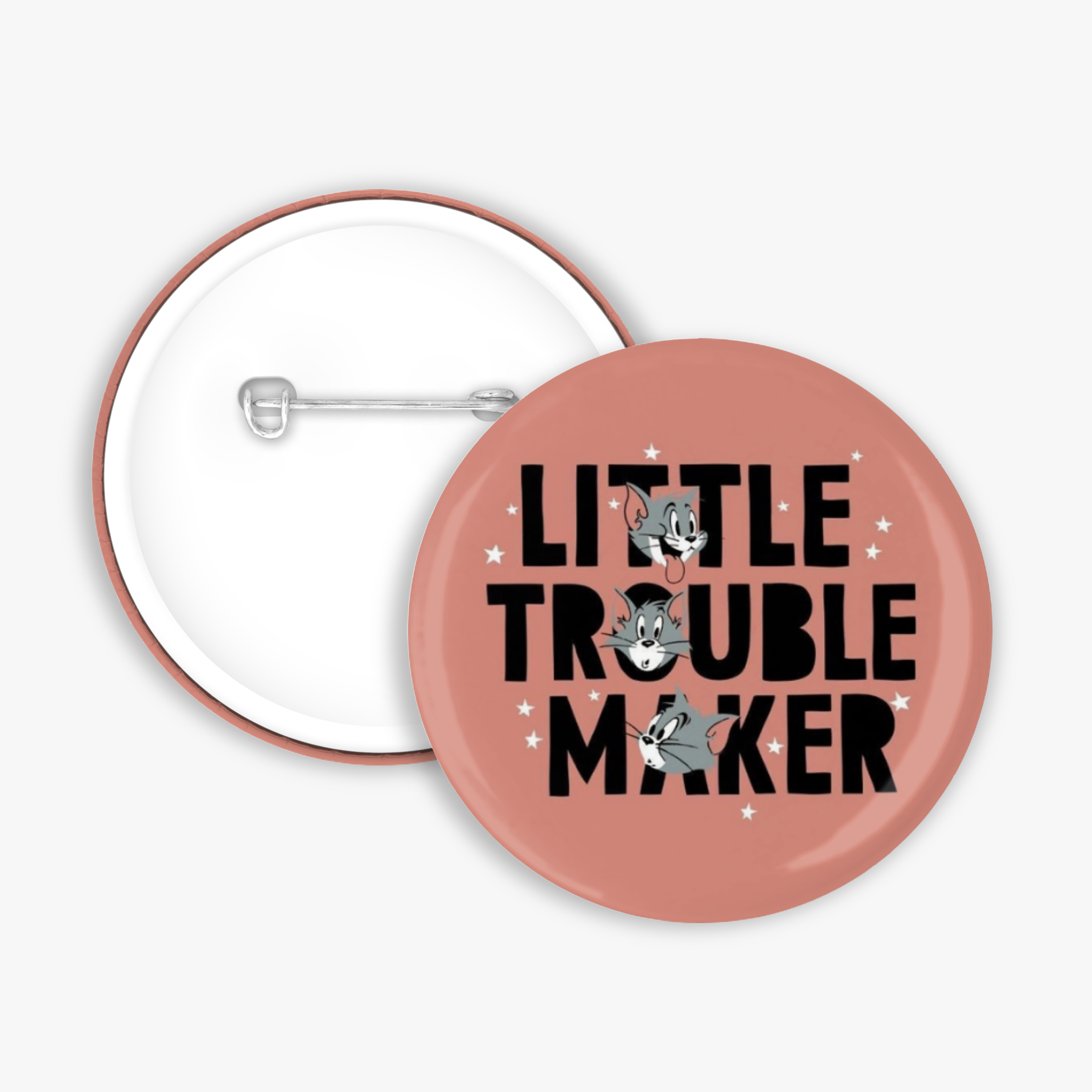 Little Trouble Maker - Button Pin / Magnet