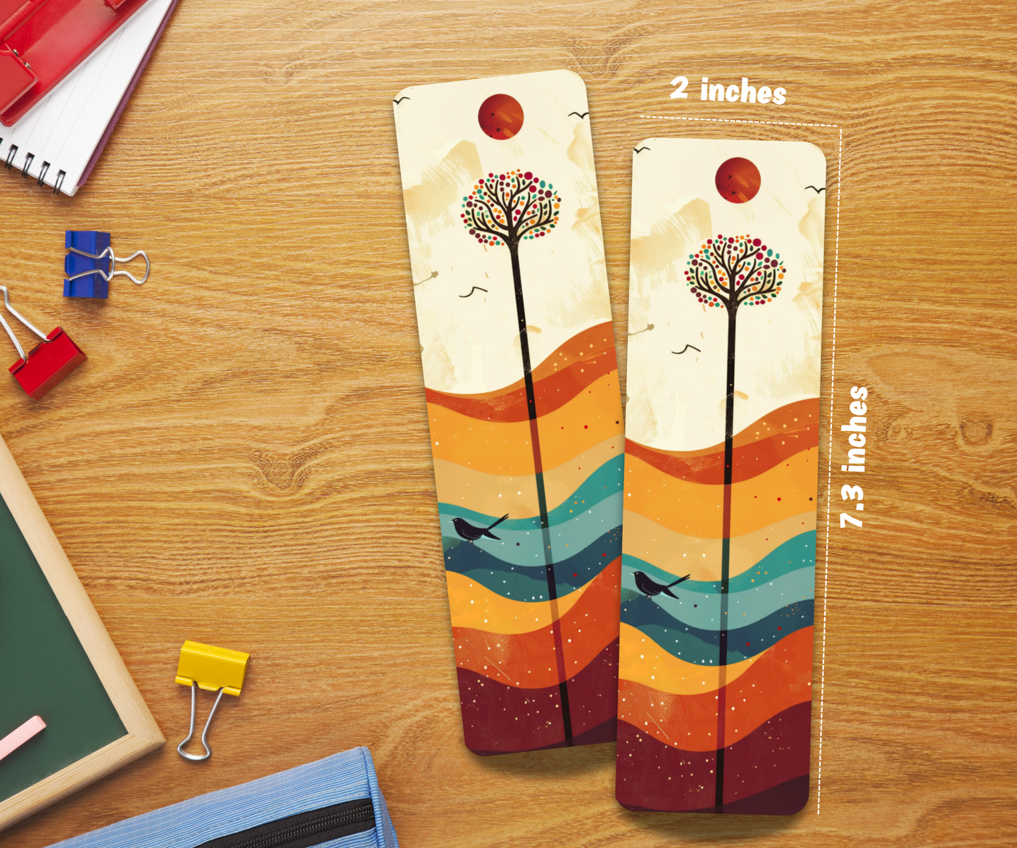 Dreamy Boho Laminated Bookmark