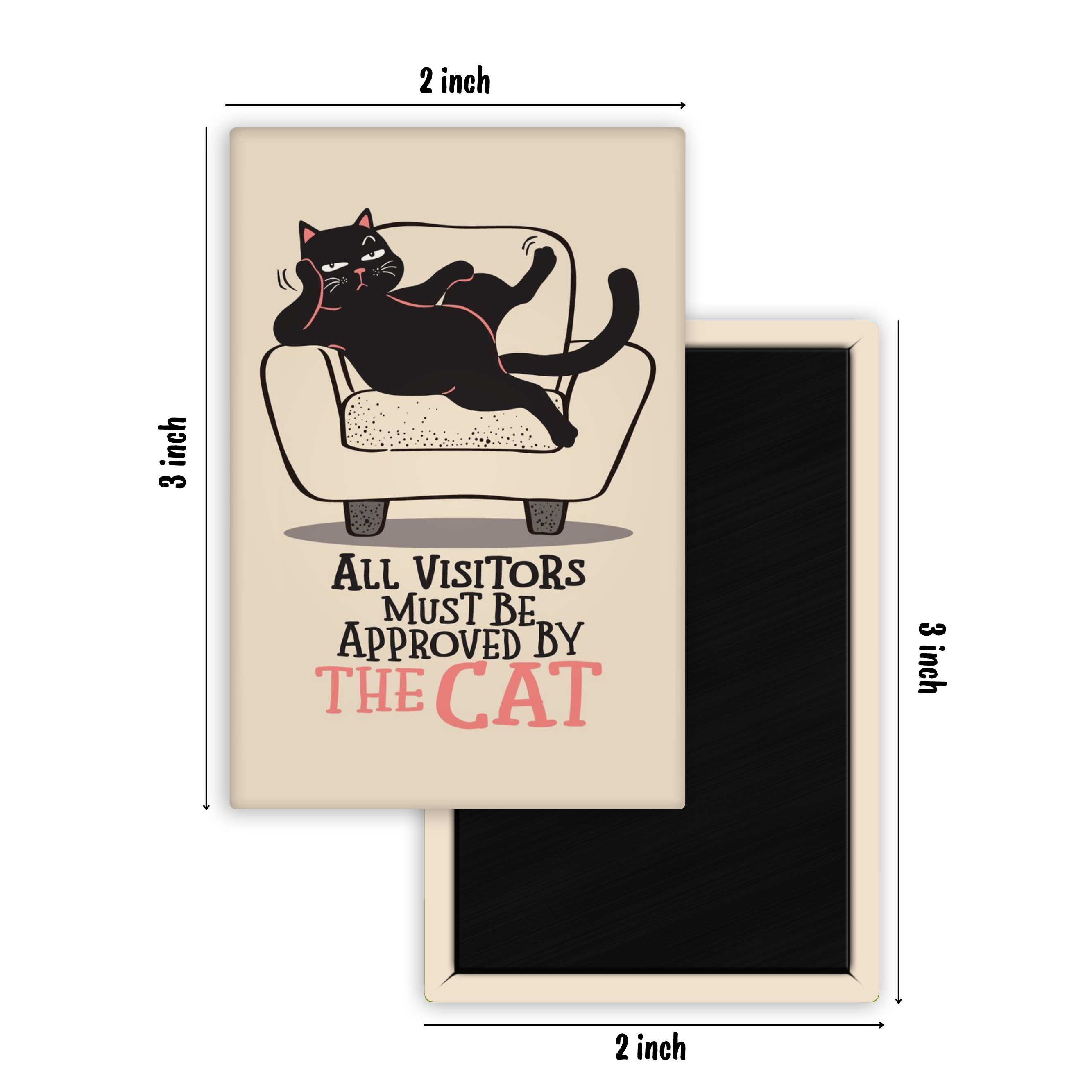 Whisker Boss Fridge Magnet