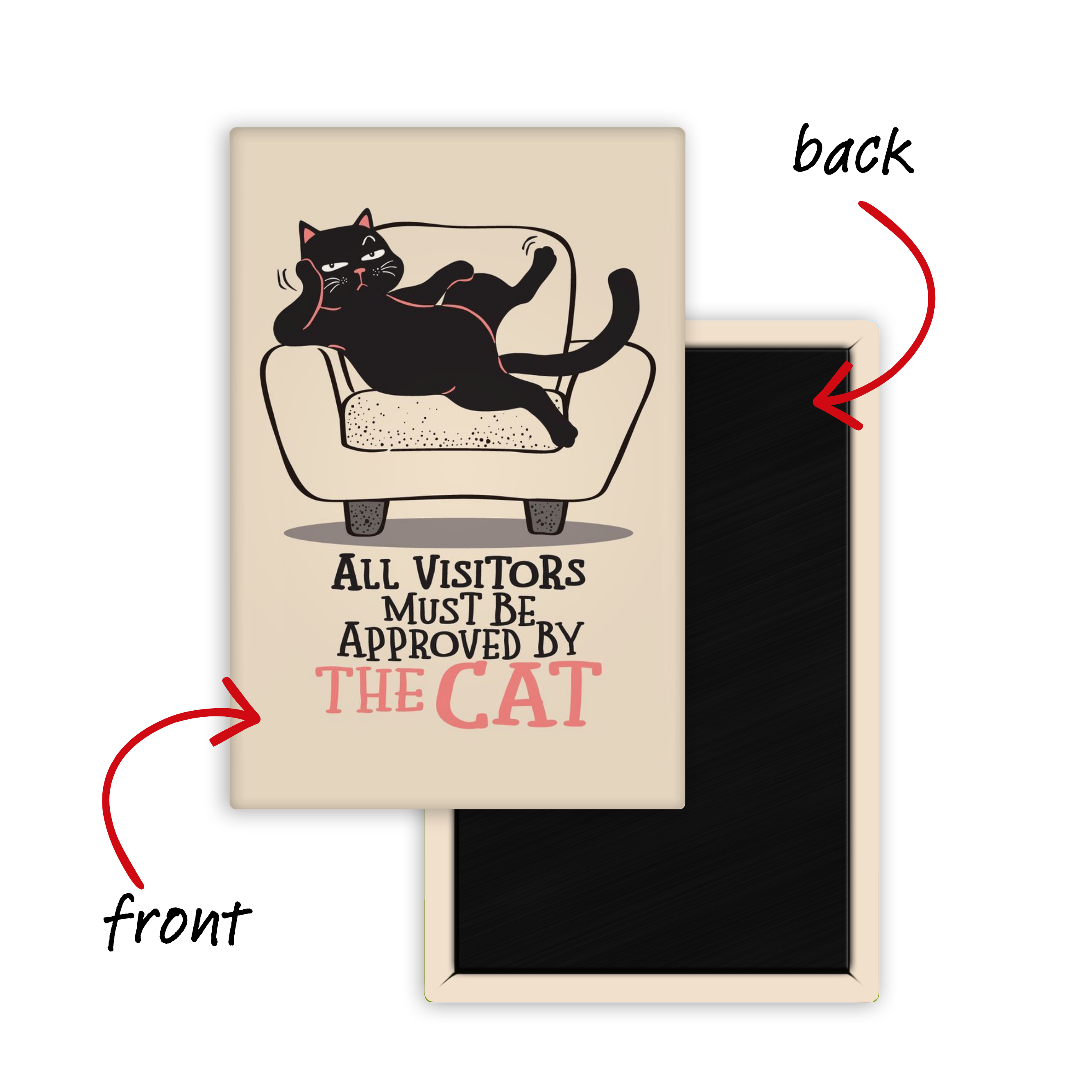 Whisker Boss Fridge Magnet