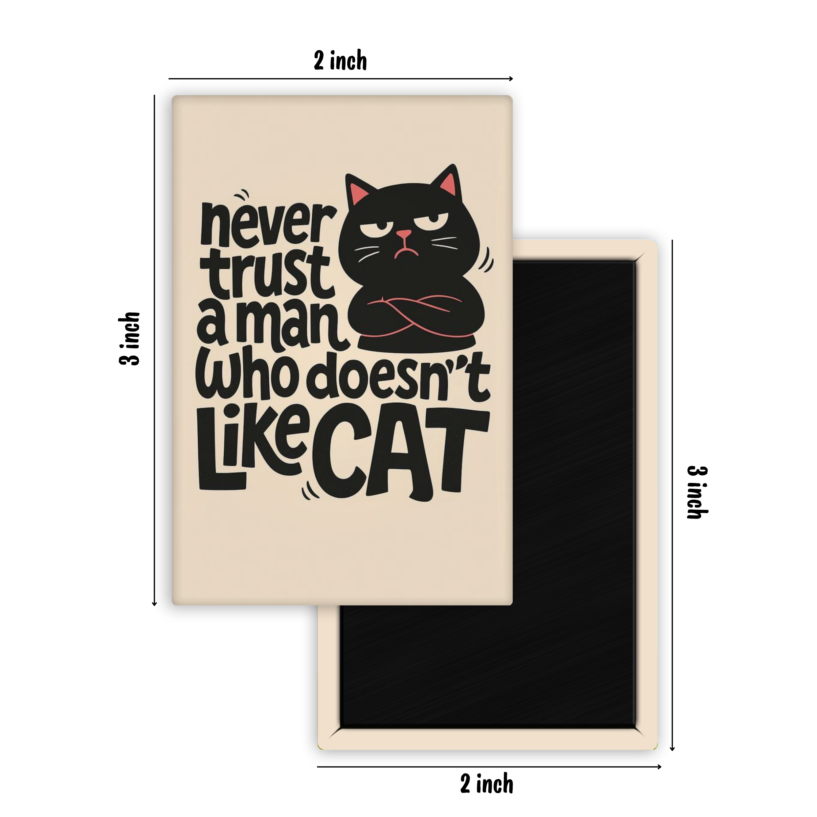 Meowgical Mood Fridge Magnet