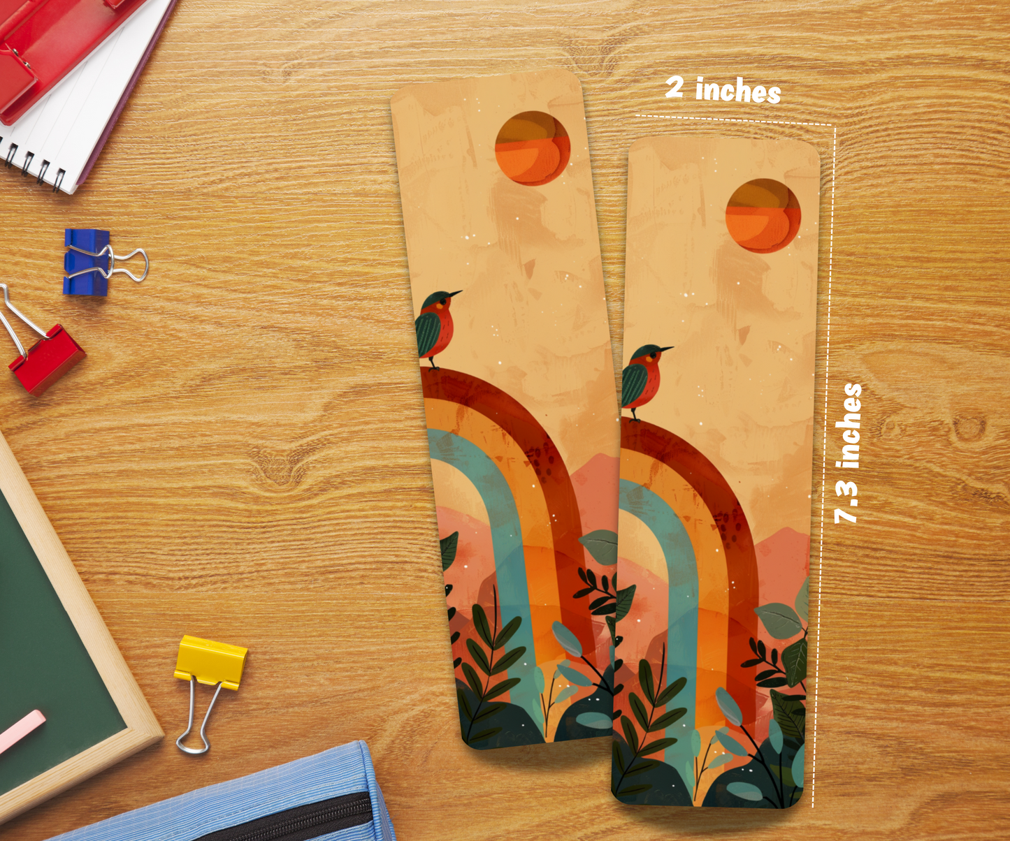 Dreamy Boho Laminated Bookmark