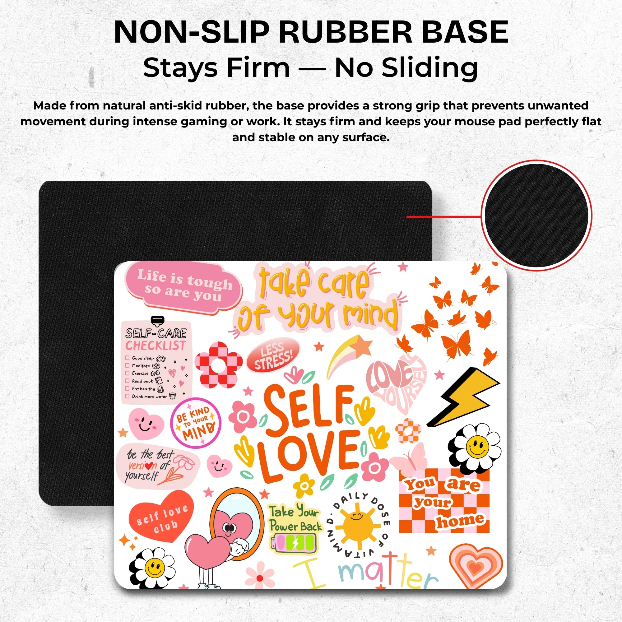 Self Love Club Mouse Pad