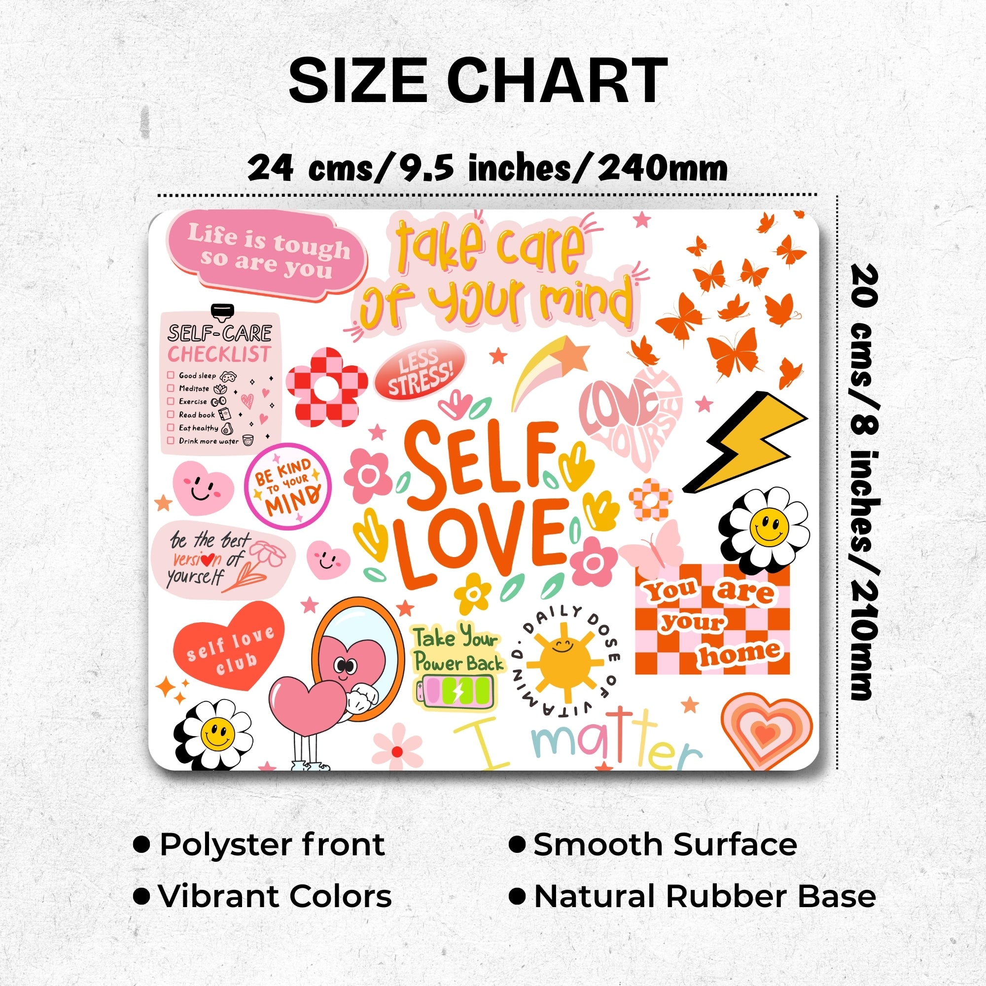 Self Love Club Mouse Pad