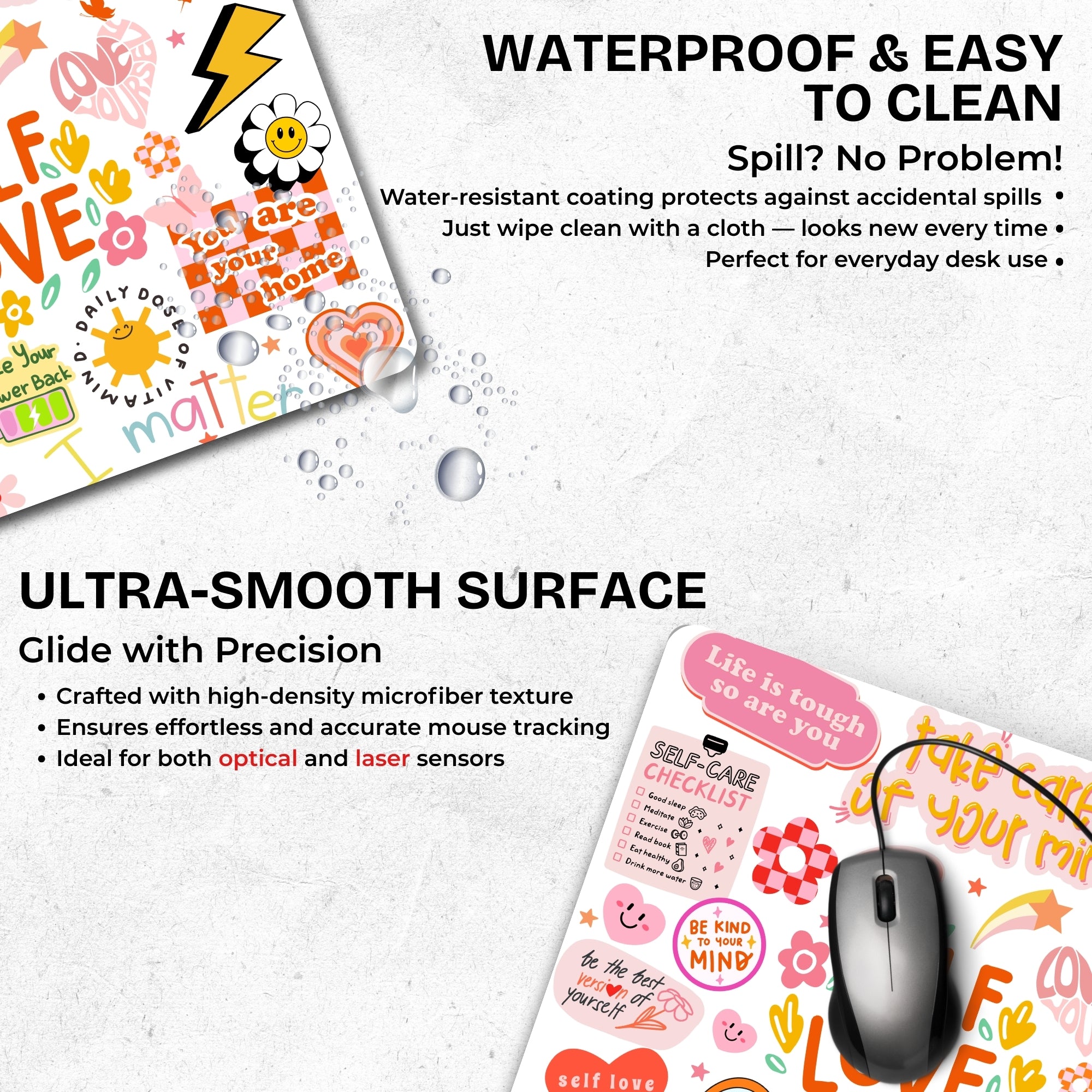 Self Love Club Mouse Pad