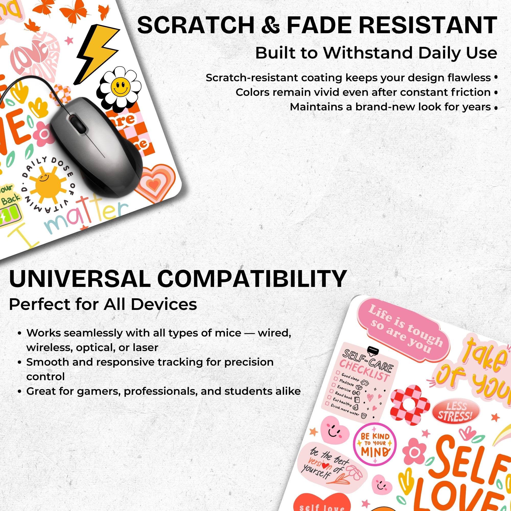 Self Love Club Mouse Pad