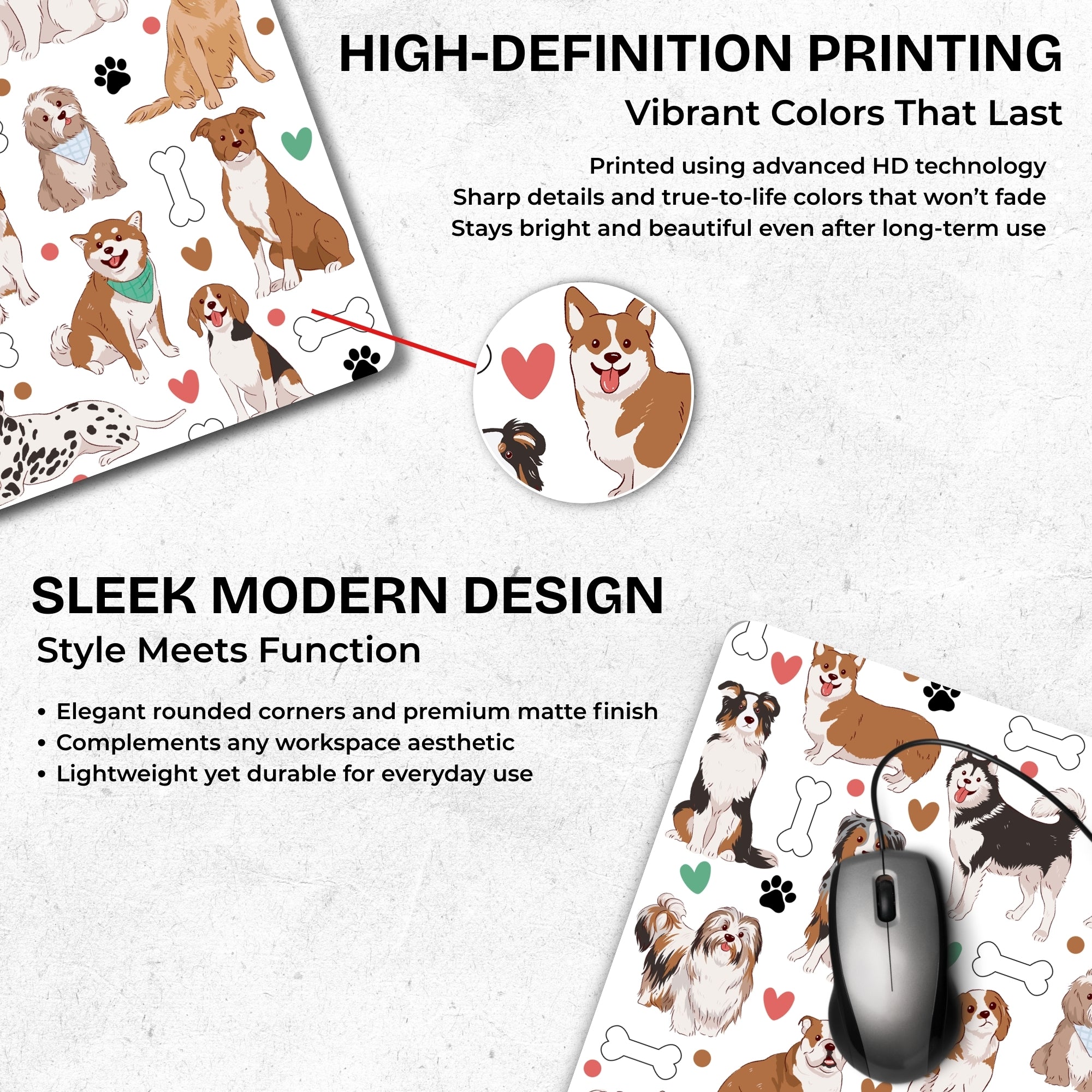 Happy Tails Mouse Pad