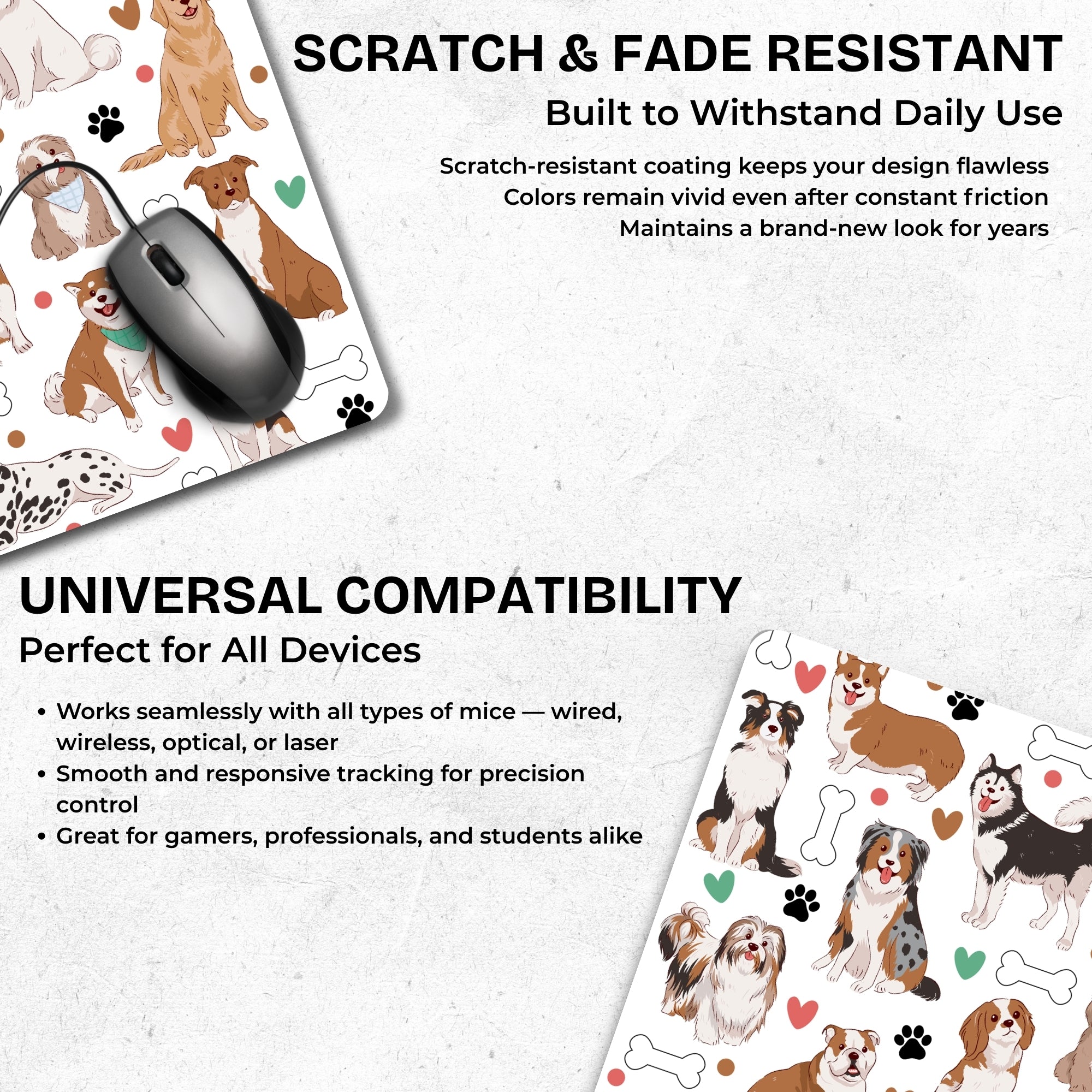 Happy Tails Mouse Pad