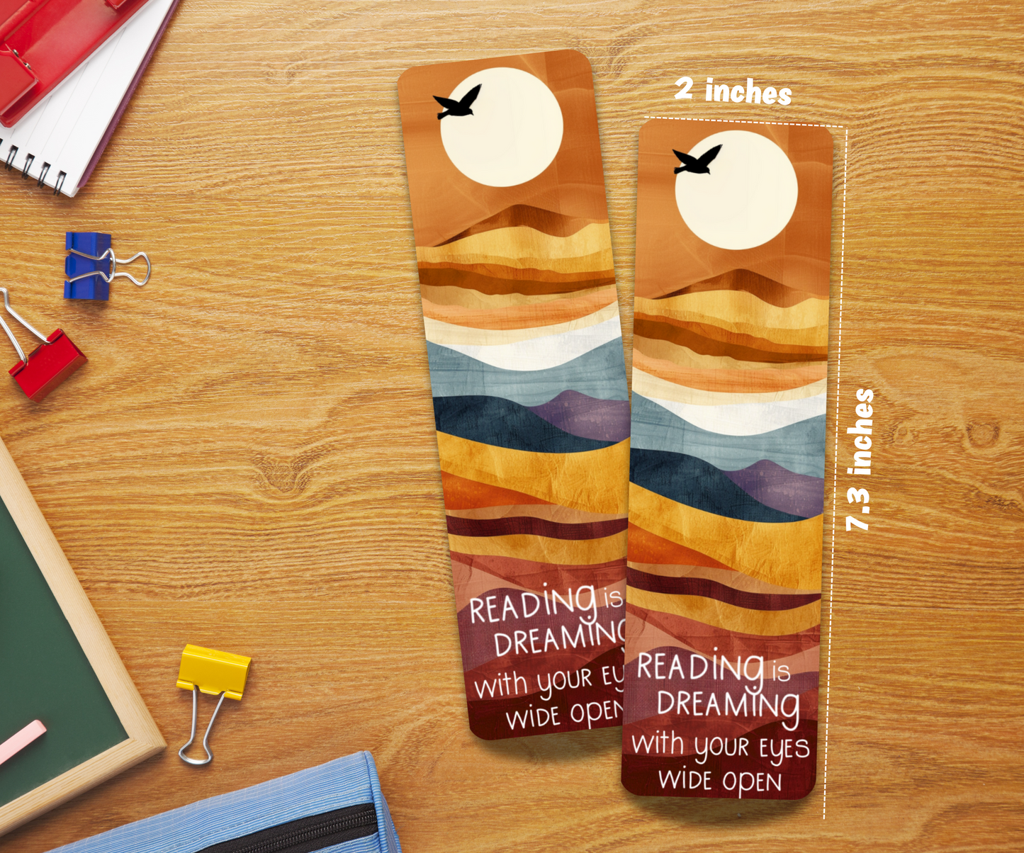 Dreamy Boho Laminated Bookmark