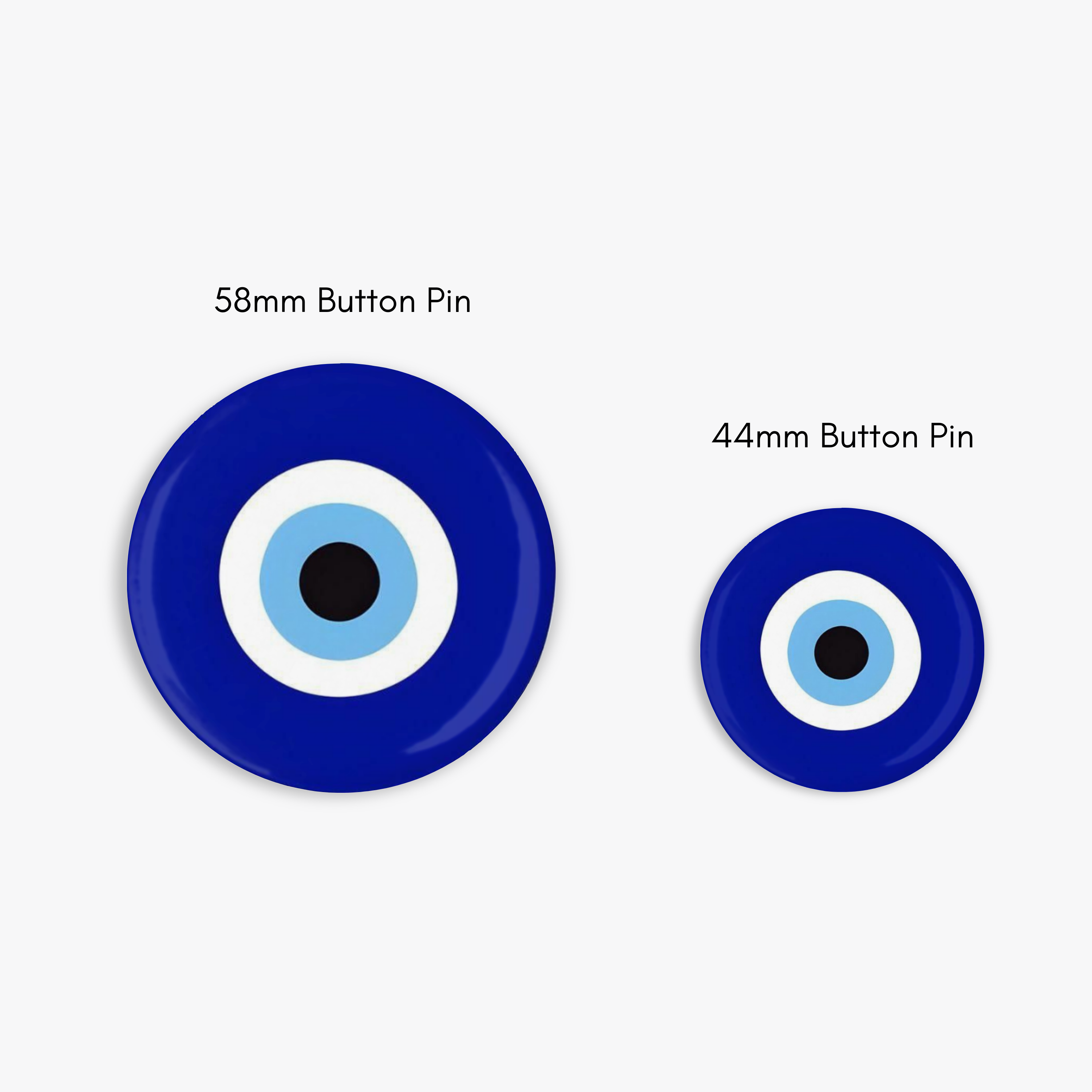 Evil Eye- Button Pin / Magnet