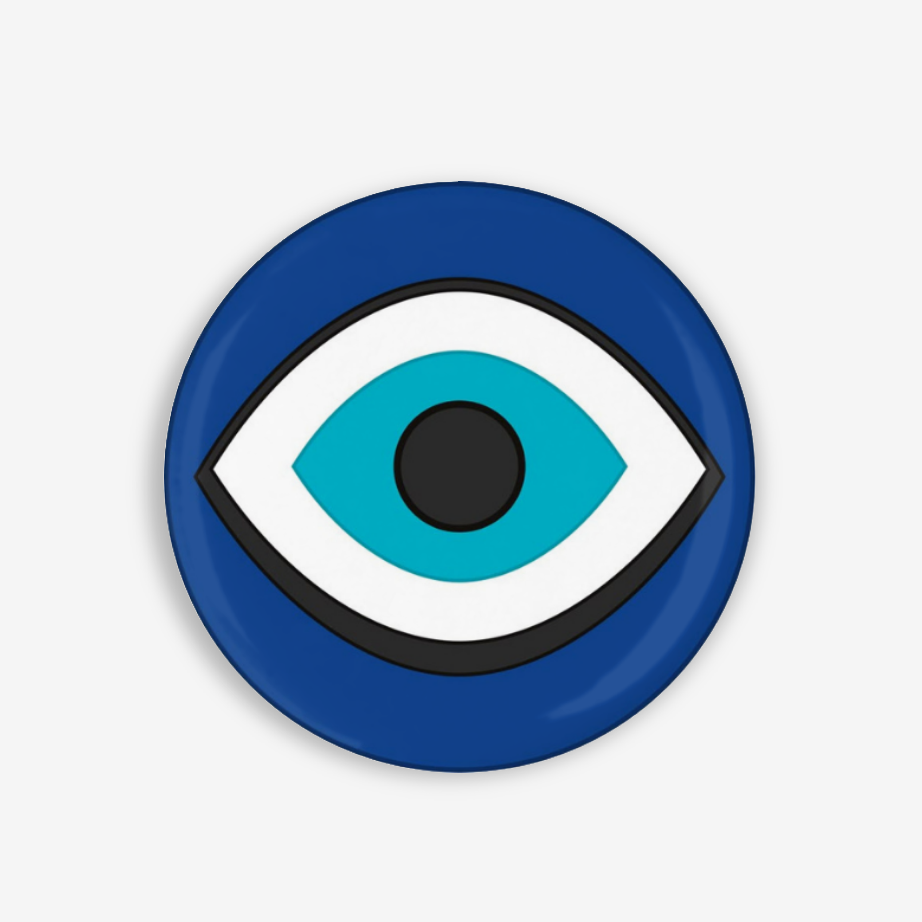 Evil Eye- Button Pin / Magnet
