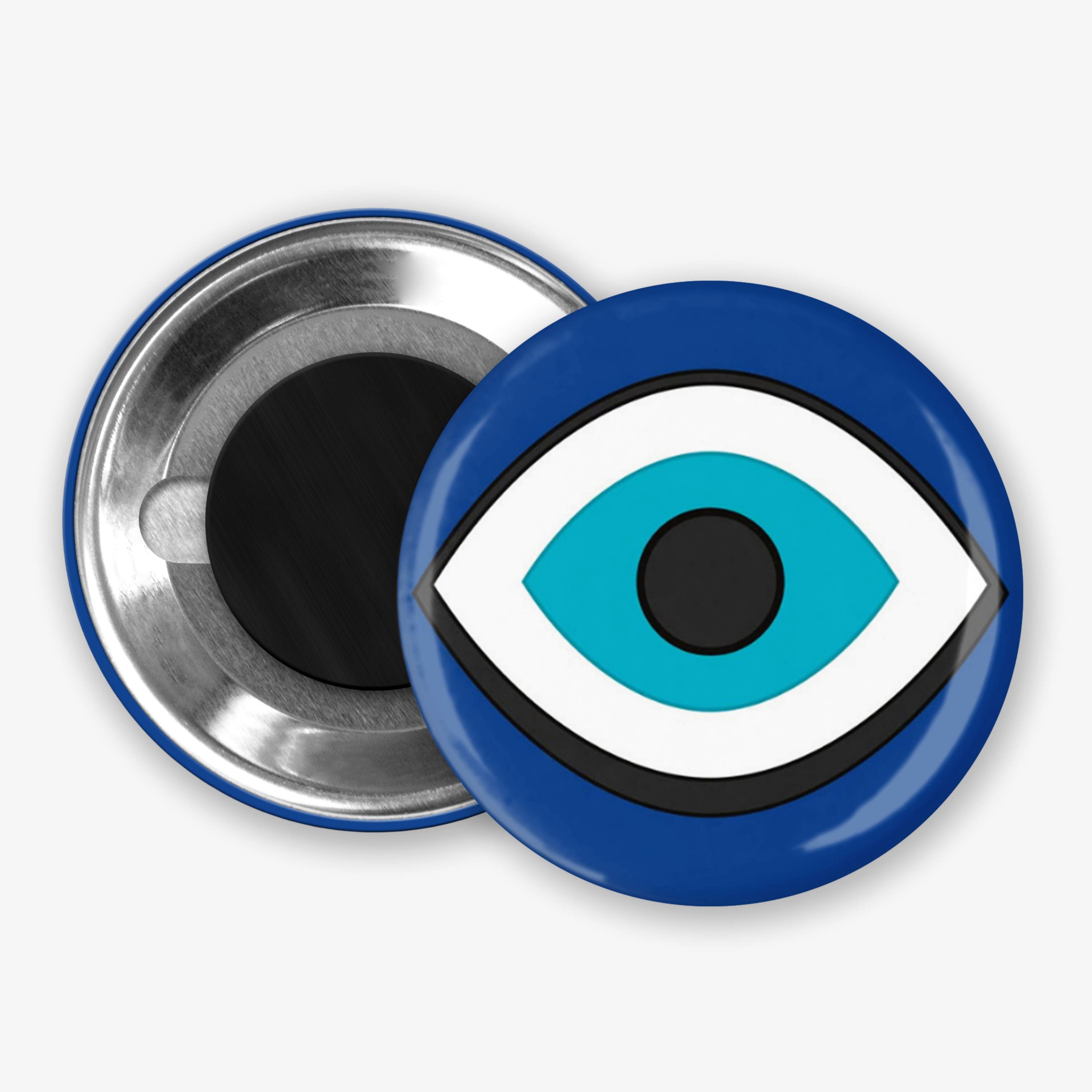 Evil Eye- Button Pin / Magnet