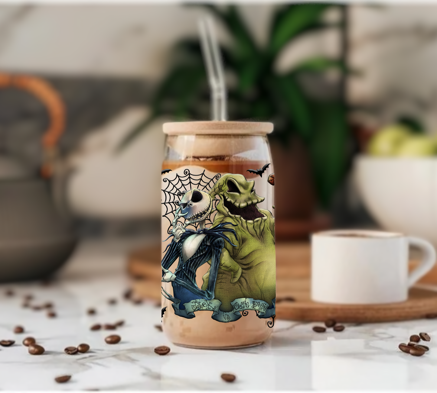 Jack Skellington - Glass Tumbler