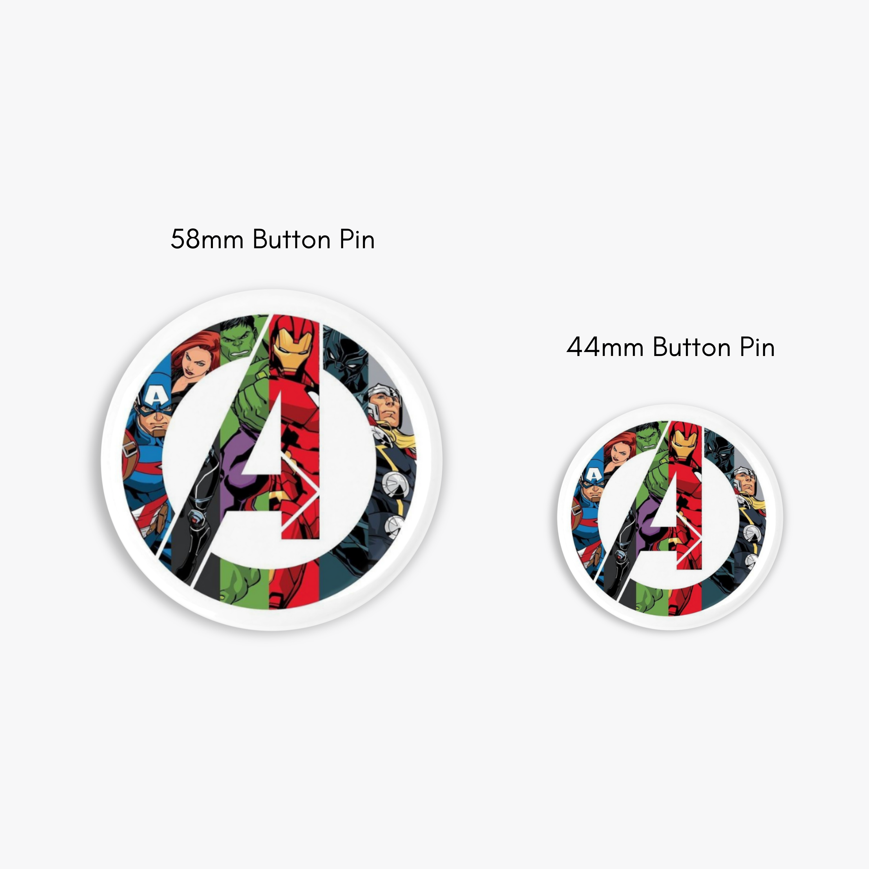 Avengers - Button Pin / Magnet