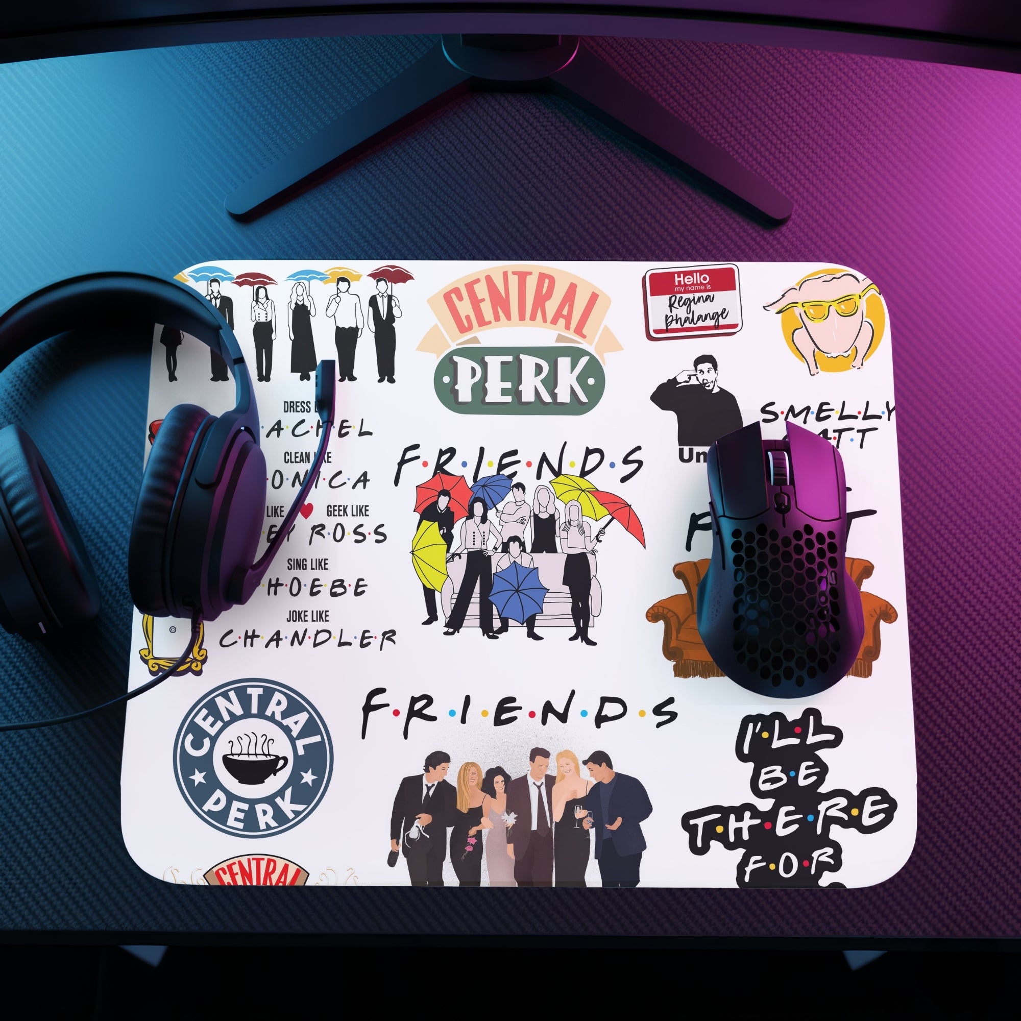 Fun Mode - Friends Mouse Pad