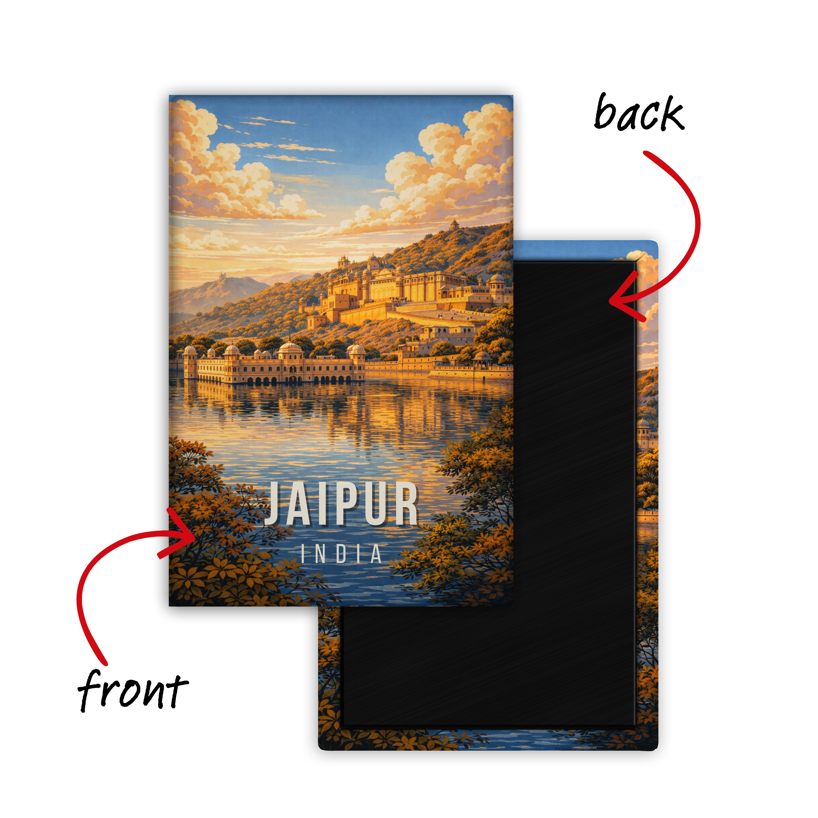 Memories of Jaipur - Fridge Magnet
