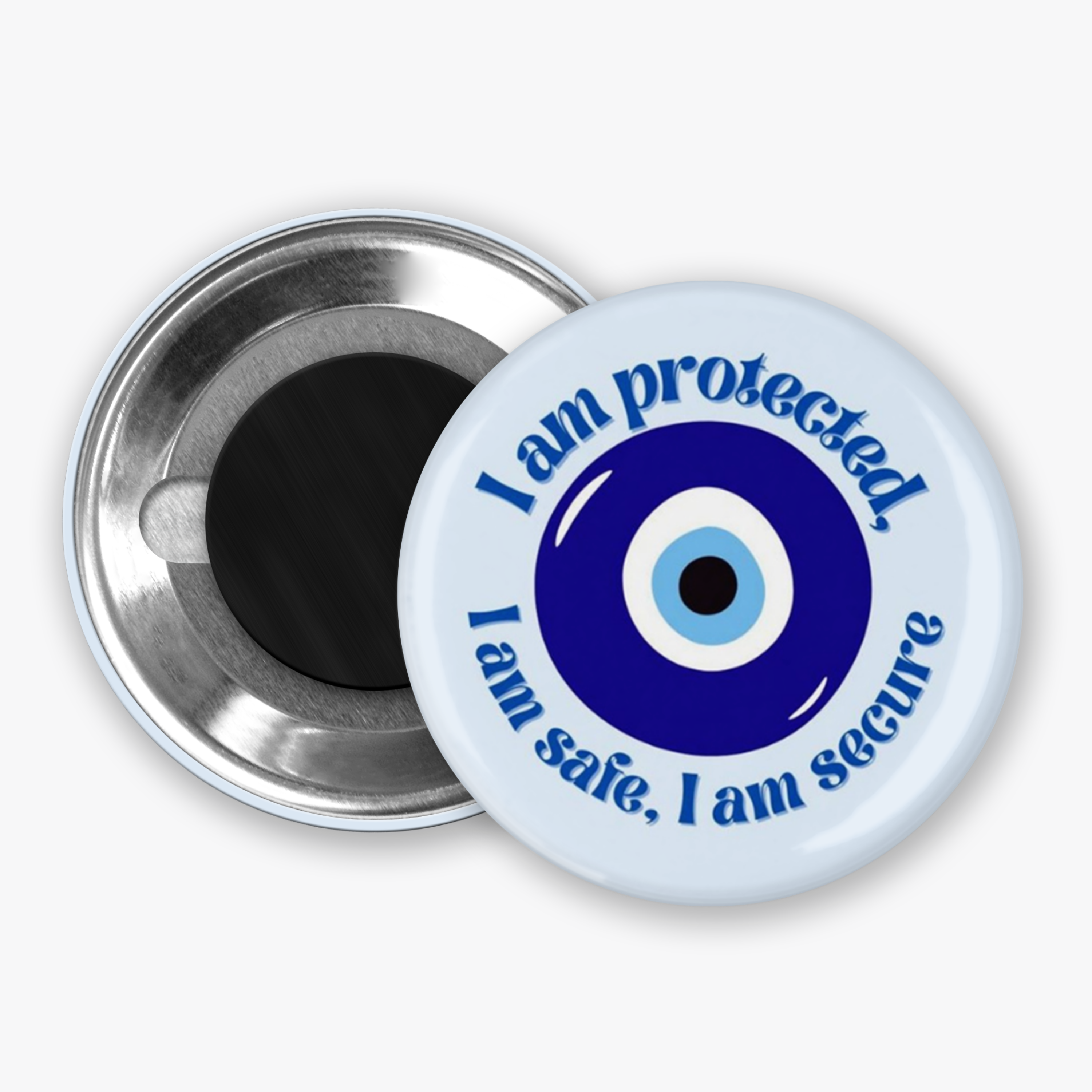 Evil Eye- Button Pin / Magnet