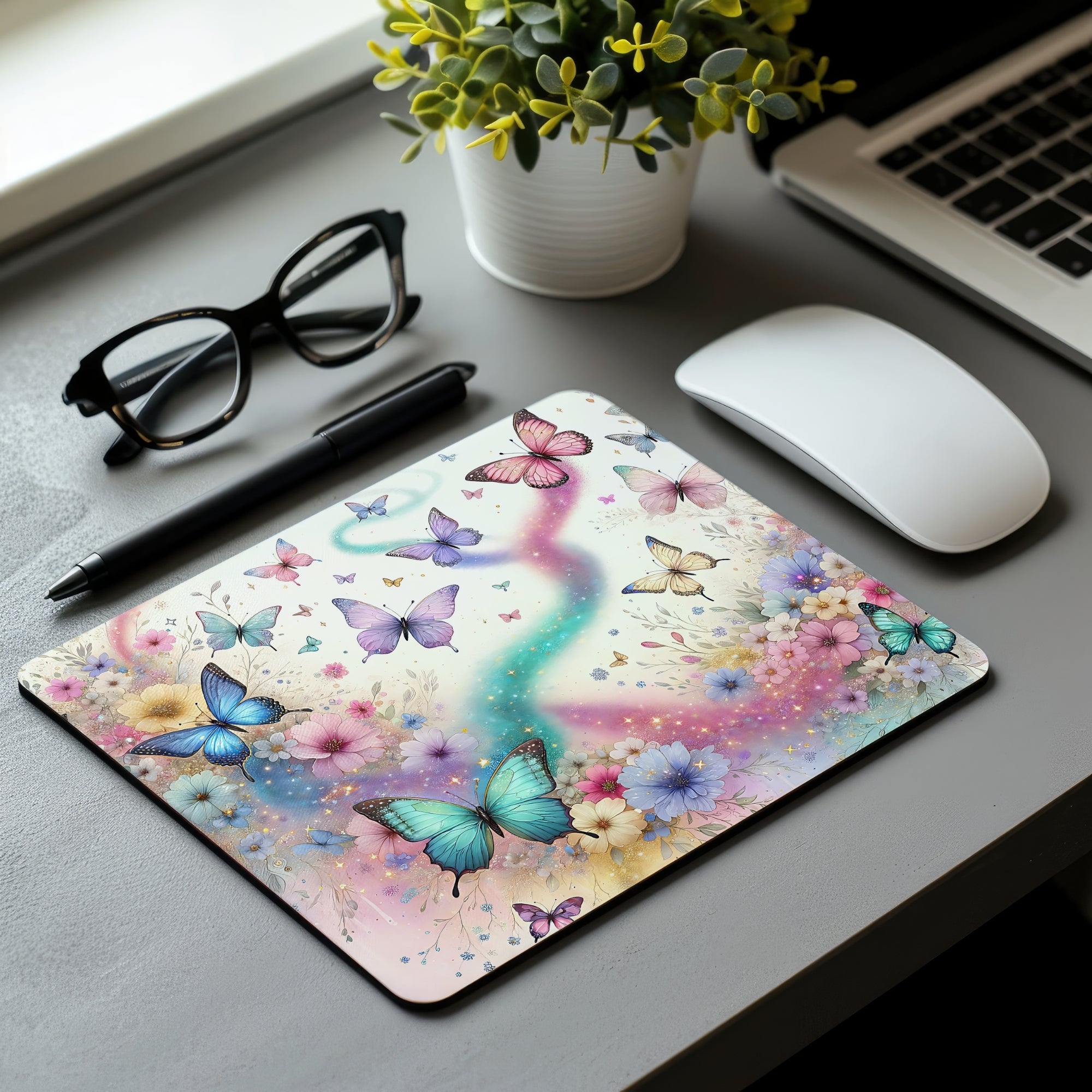 Happy Desk Mouse Pad