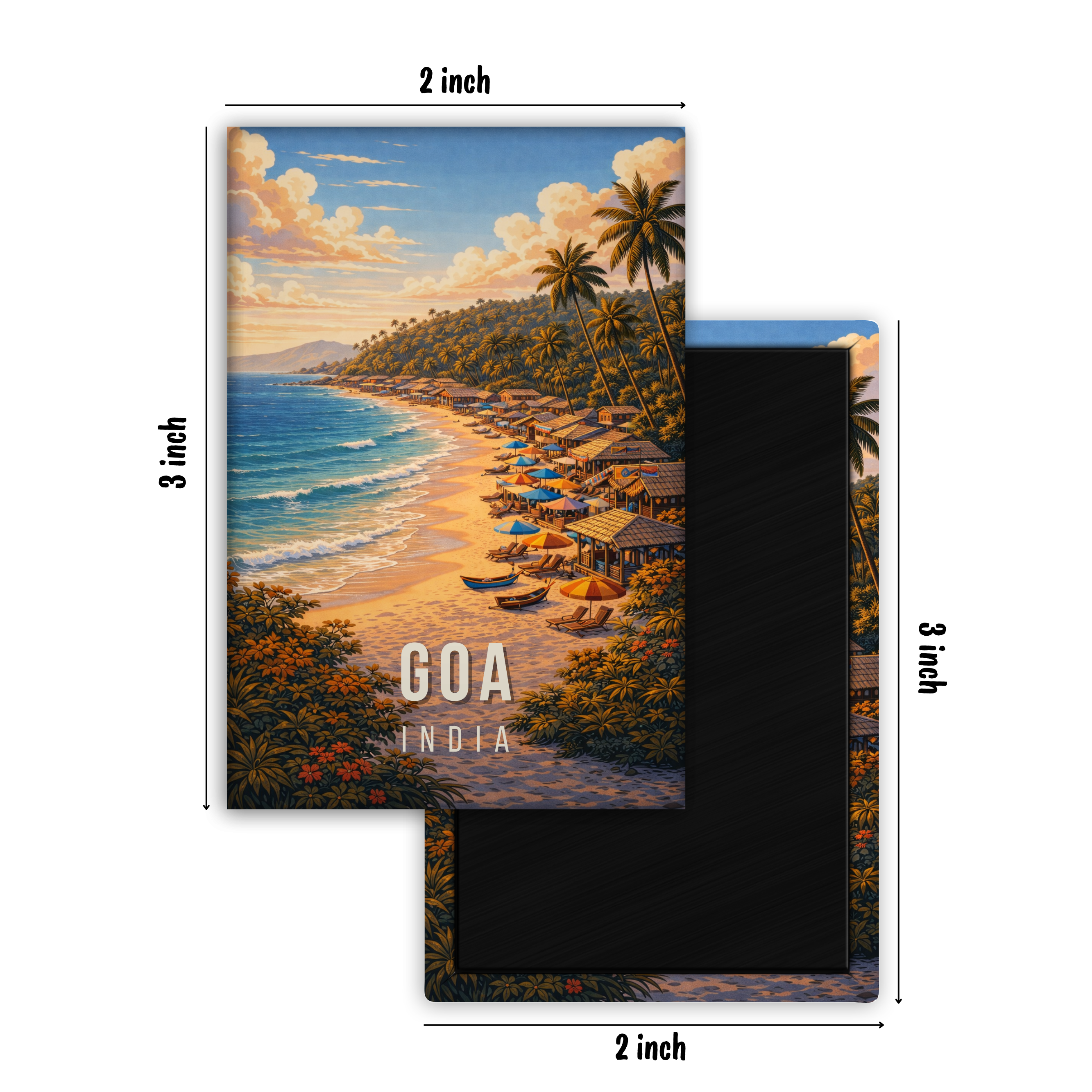 Dreaming of Goa - Fridge Magnet