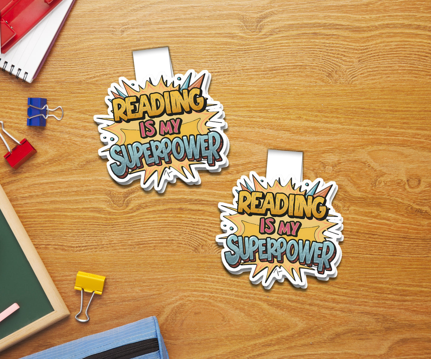 Reading Is My Super Power B Magnetic Bookmark