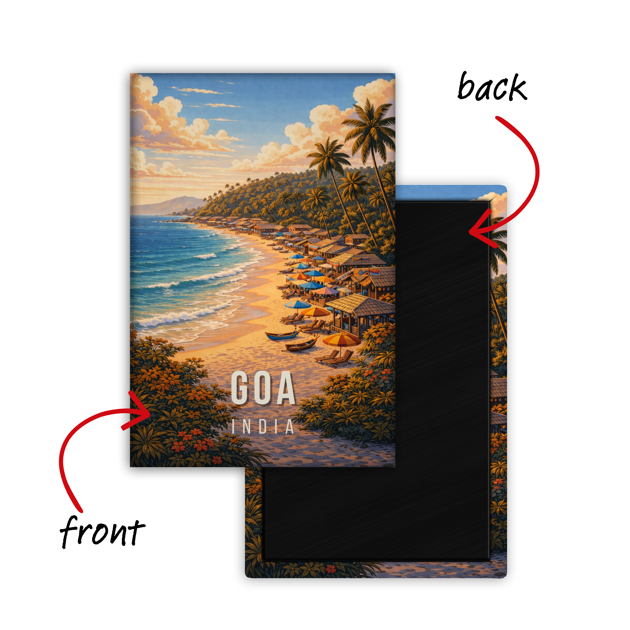 Dreaming of Goa - Fridge Magnet