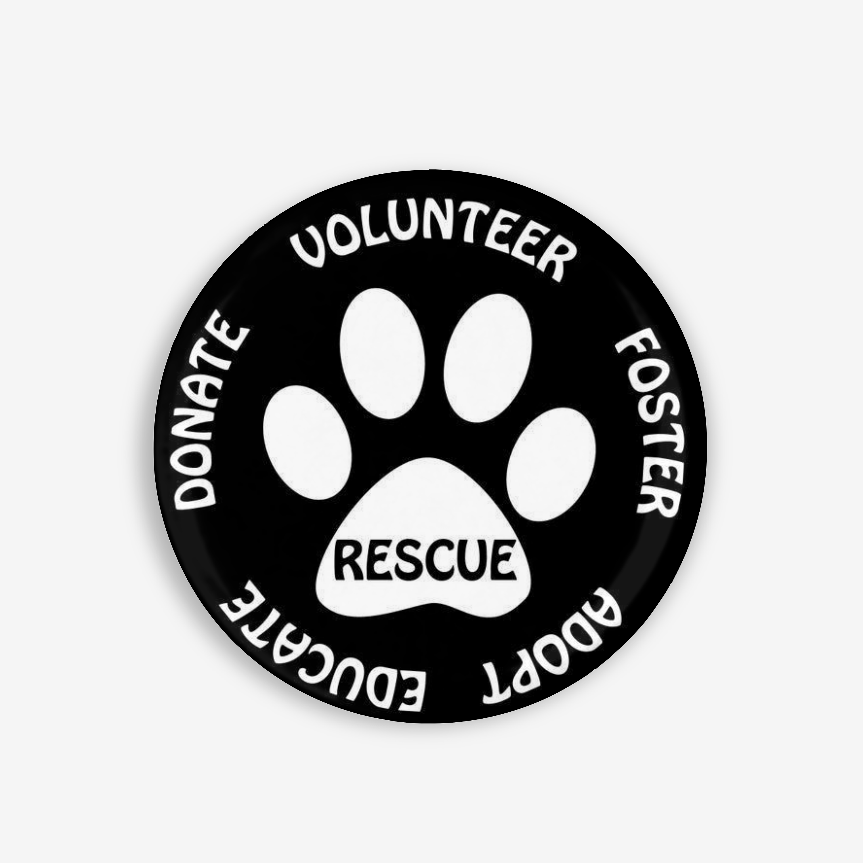 Adopt, Don't Shop - Button Pin / Magnet