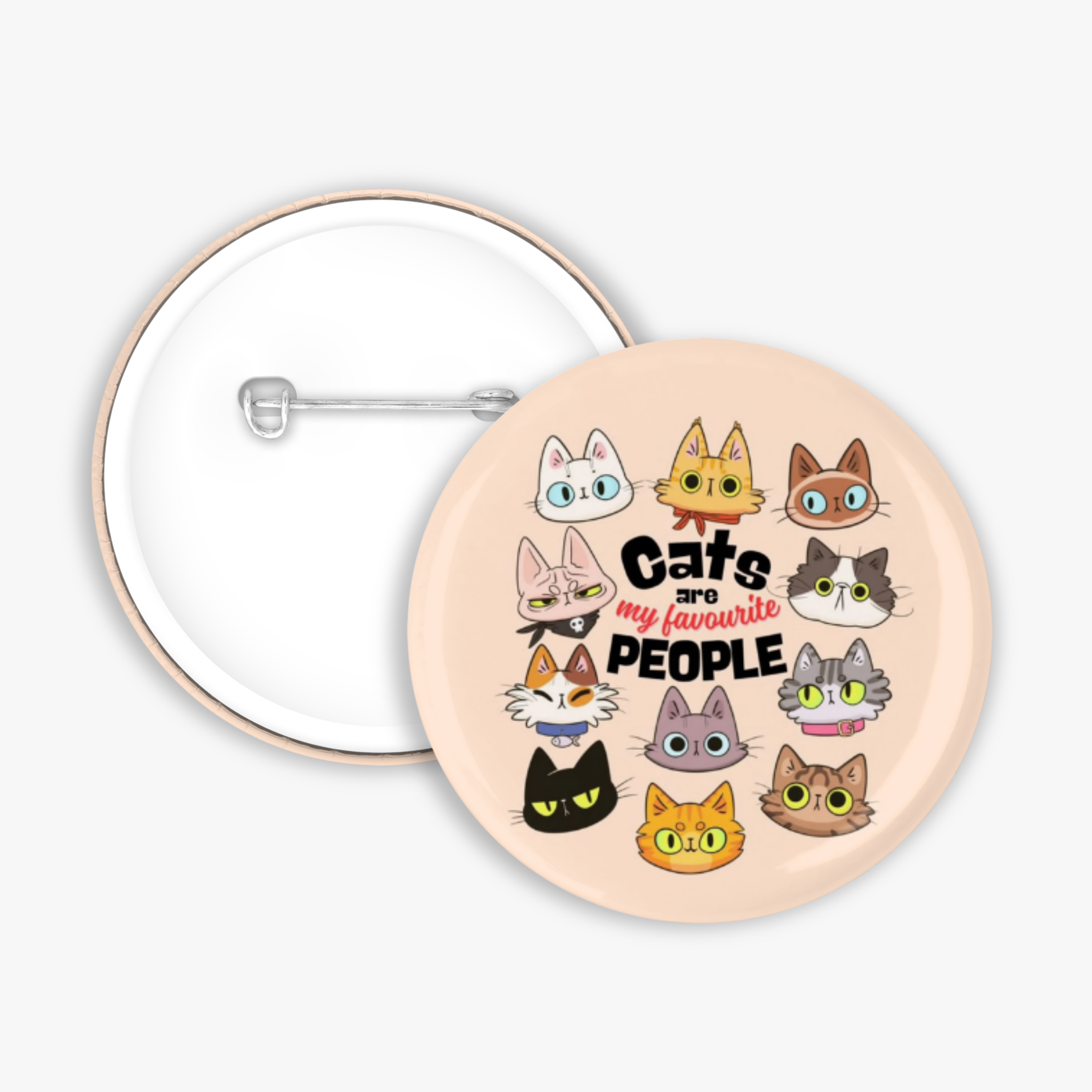 My Favorite People - Button Pin / Magnet