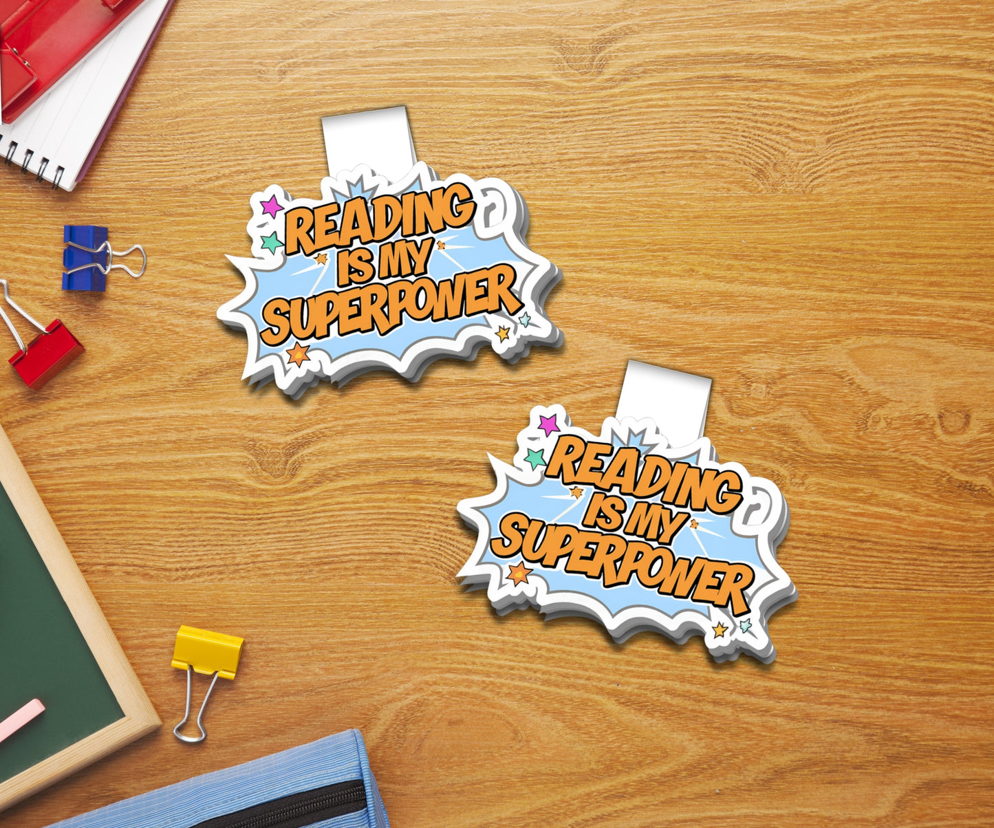 Reading Is My Superpower A Magnetic Bookmark
