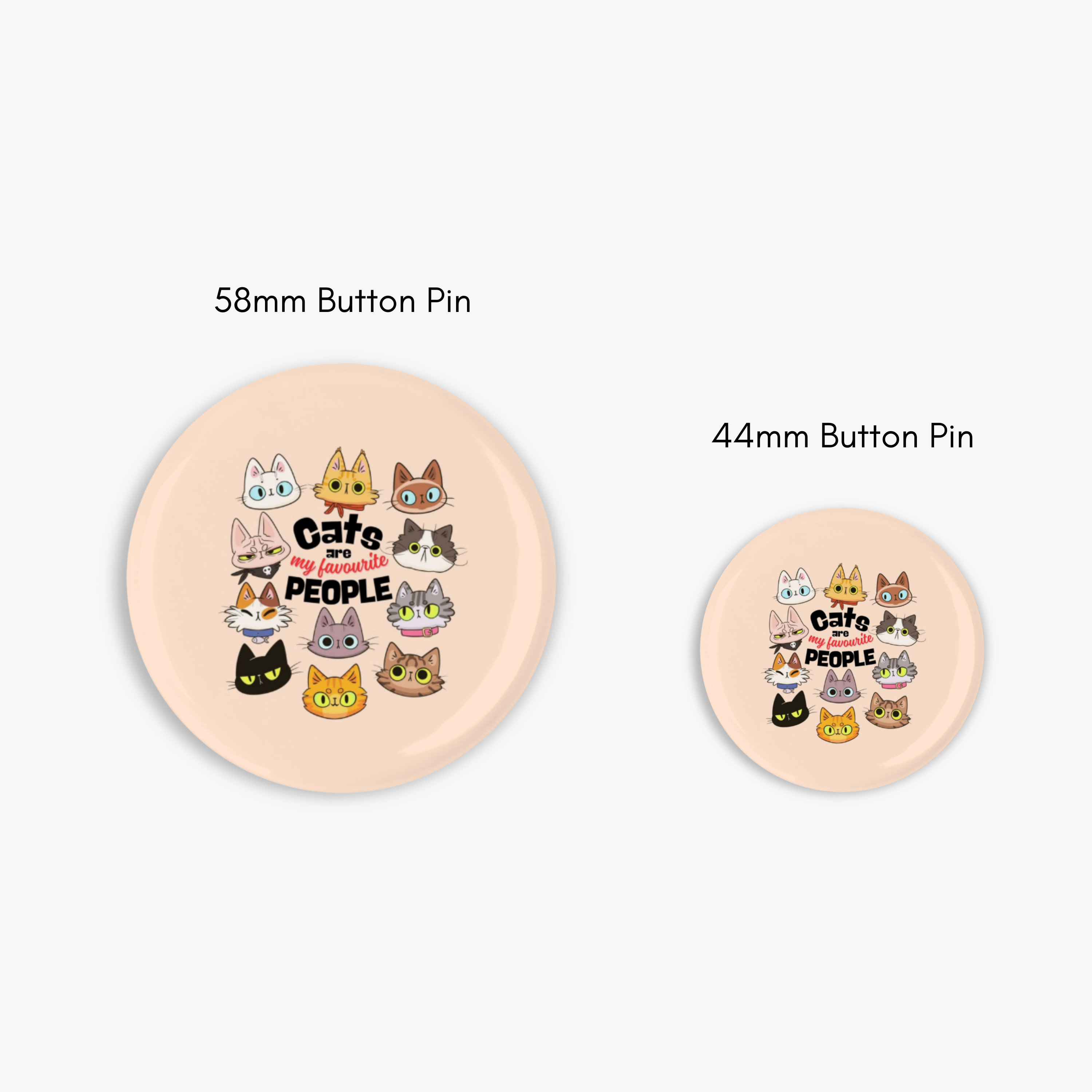 My Favorite People - Button Pin / Magnet