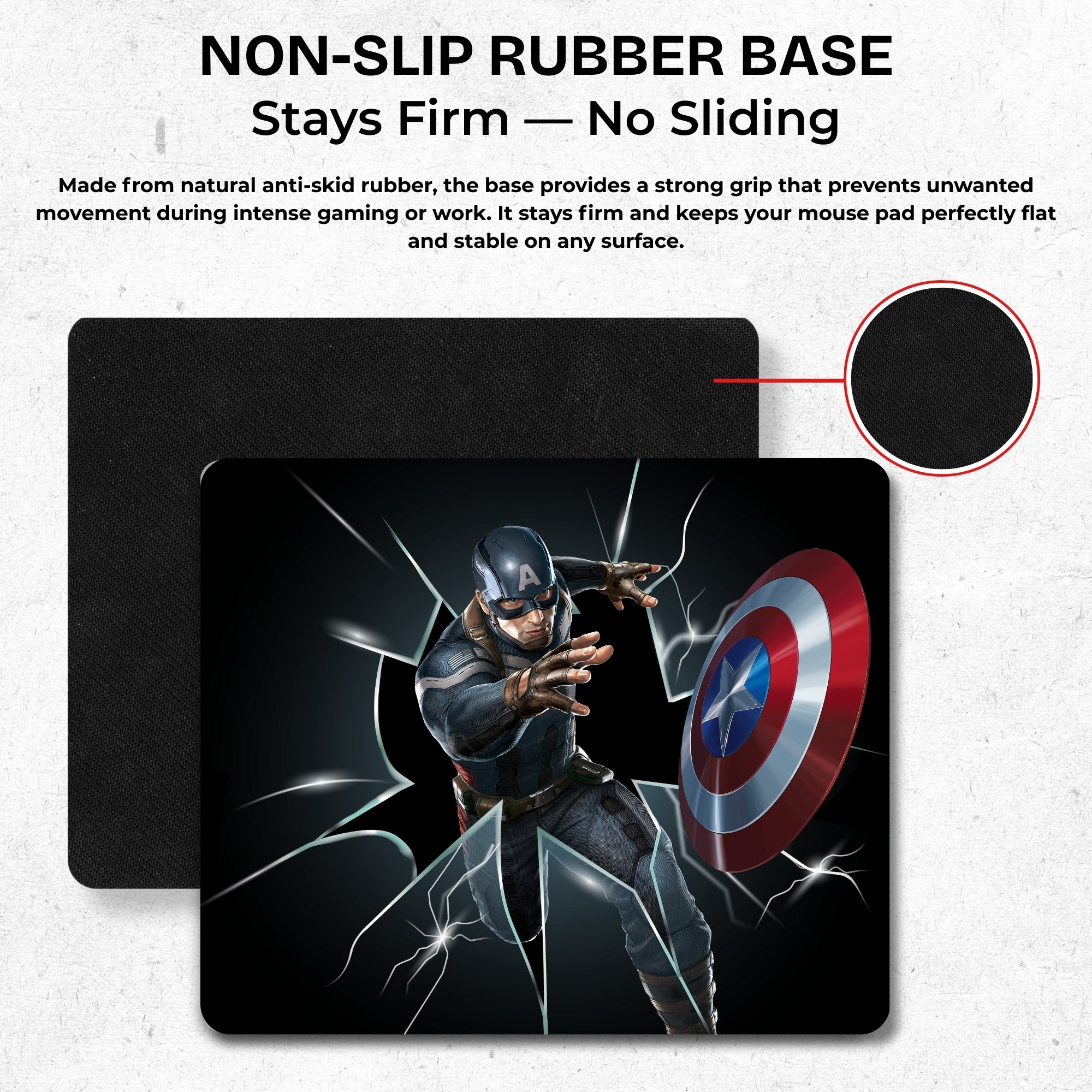 Captain America – Shield Force Mouse Pad