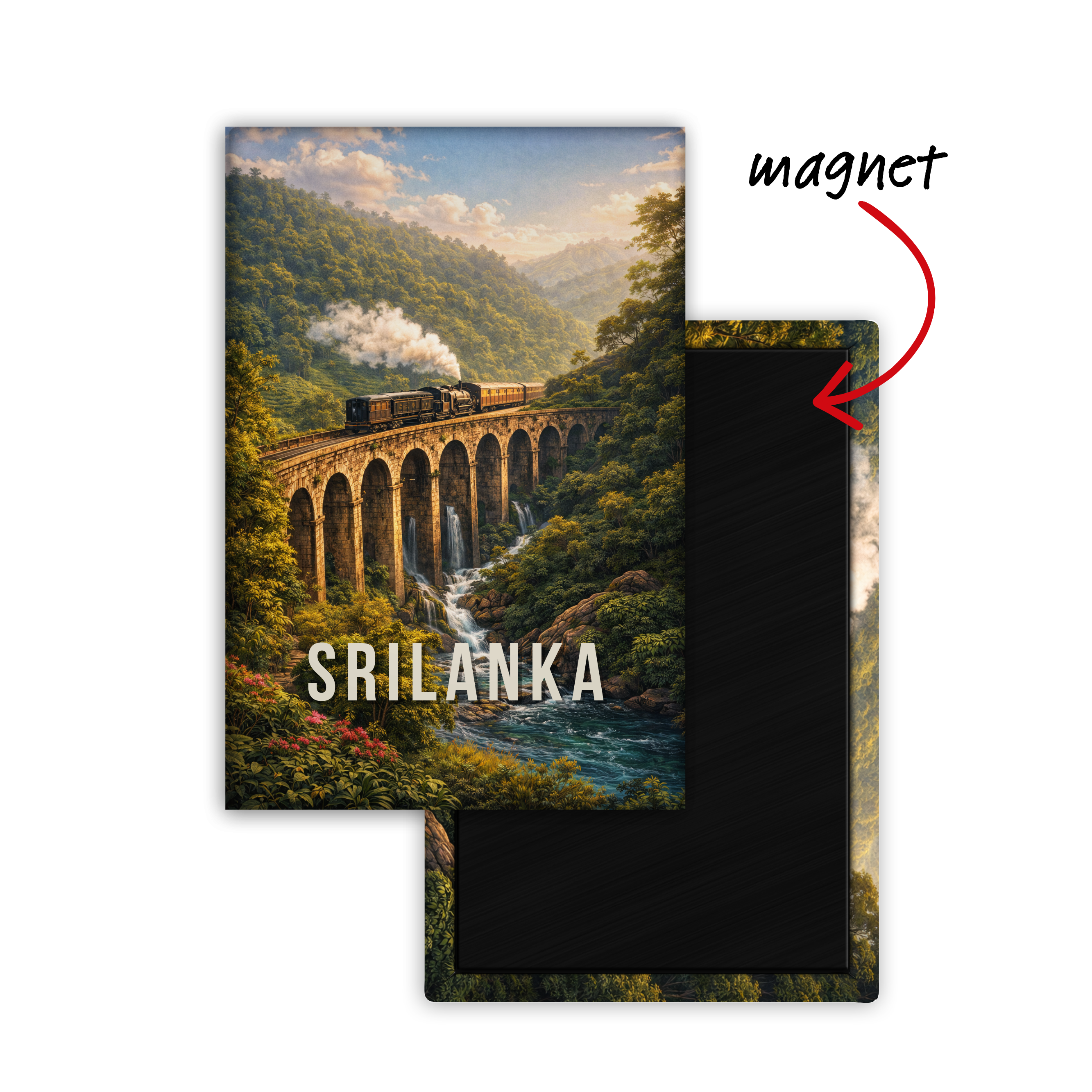 Greetings from Sri Lanka - Fridge Magnet