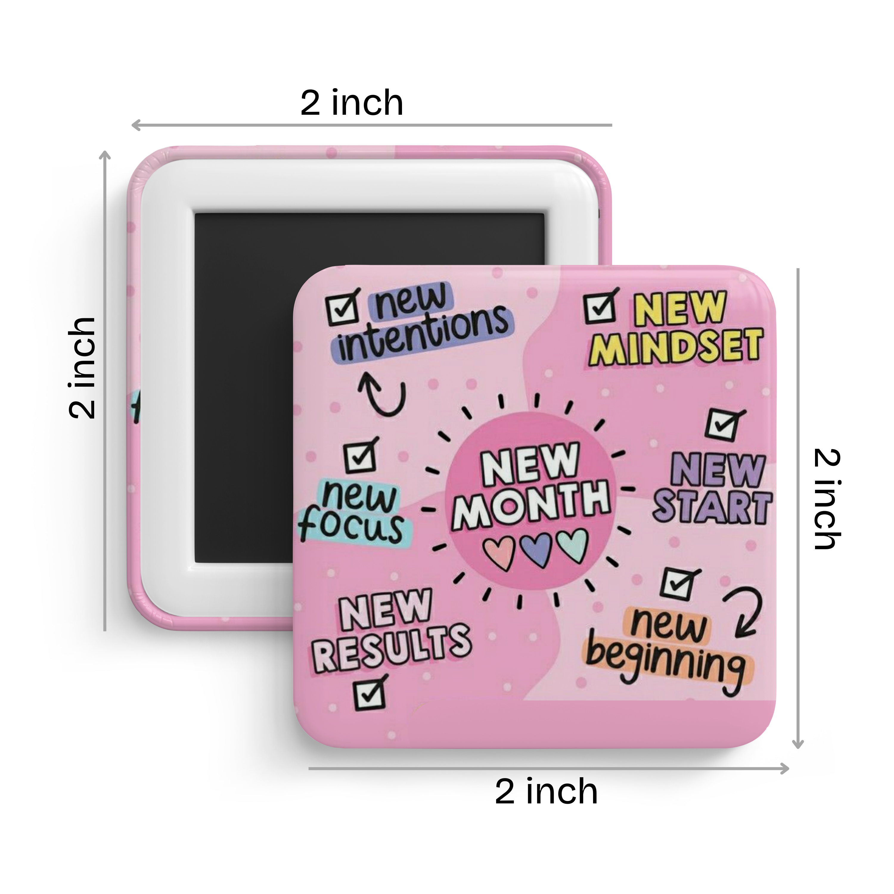 New Beginnings Fridge Magnet