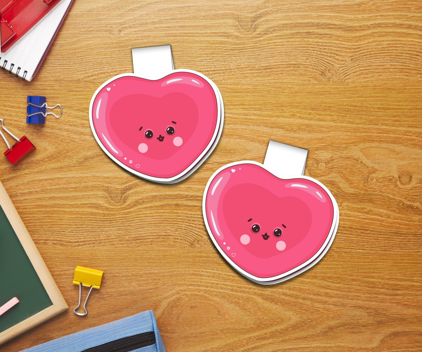 Kawai Heart Magnetic Bookmark