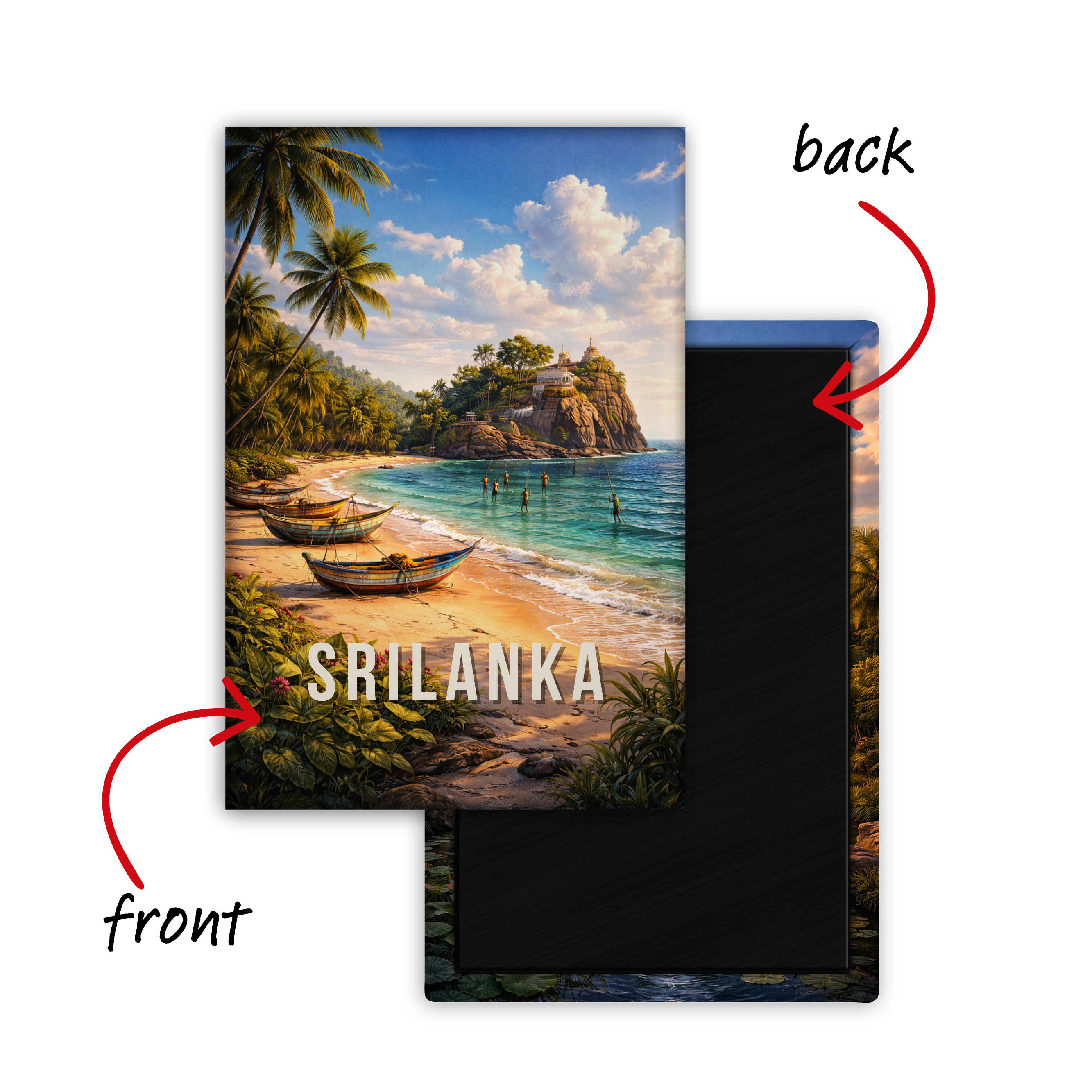 Greetings from Sri Lanka - Fridge Magnet
