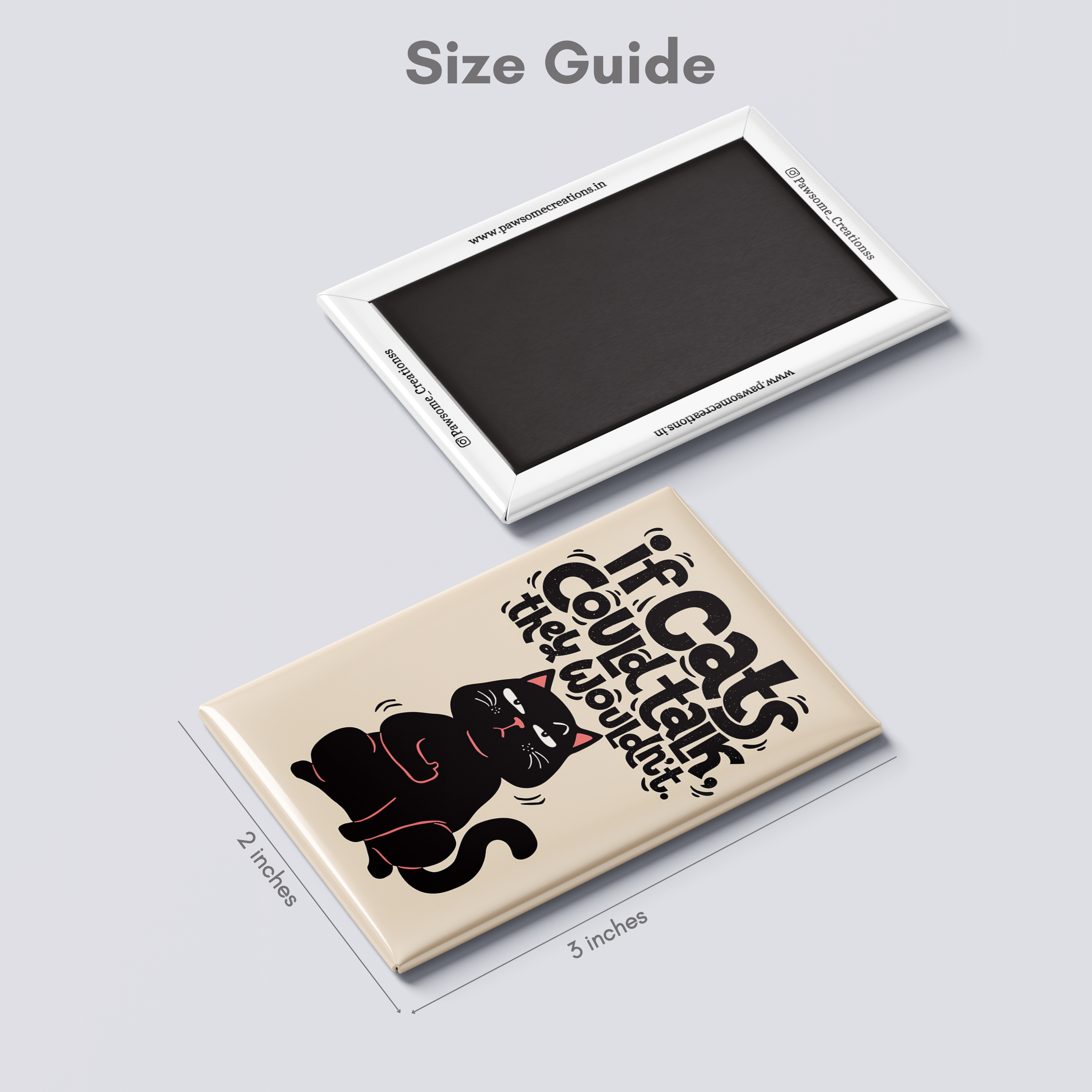 Whisker Royalty Fridge Magnet