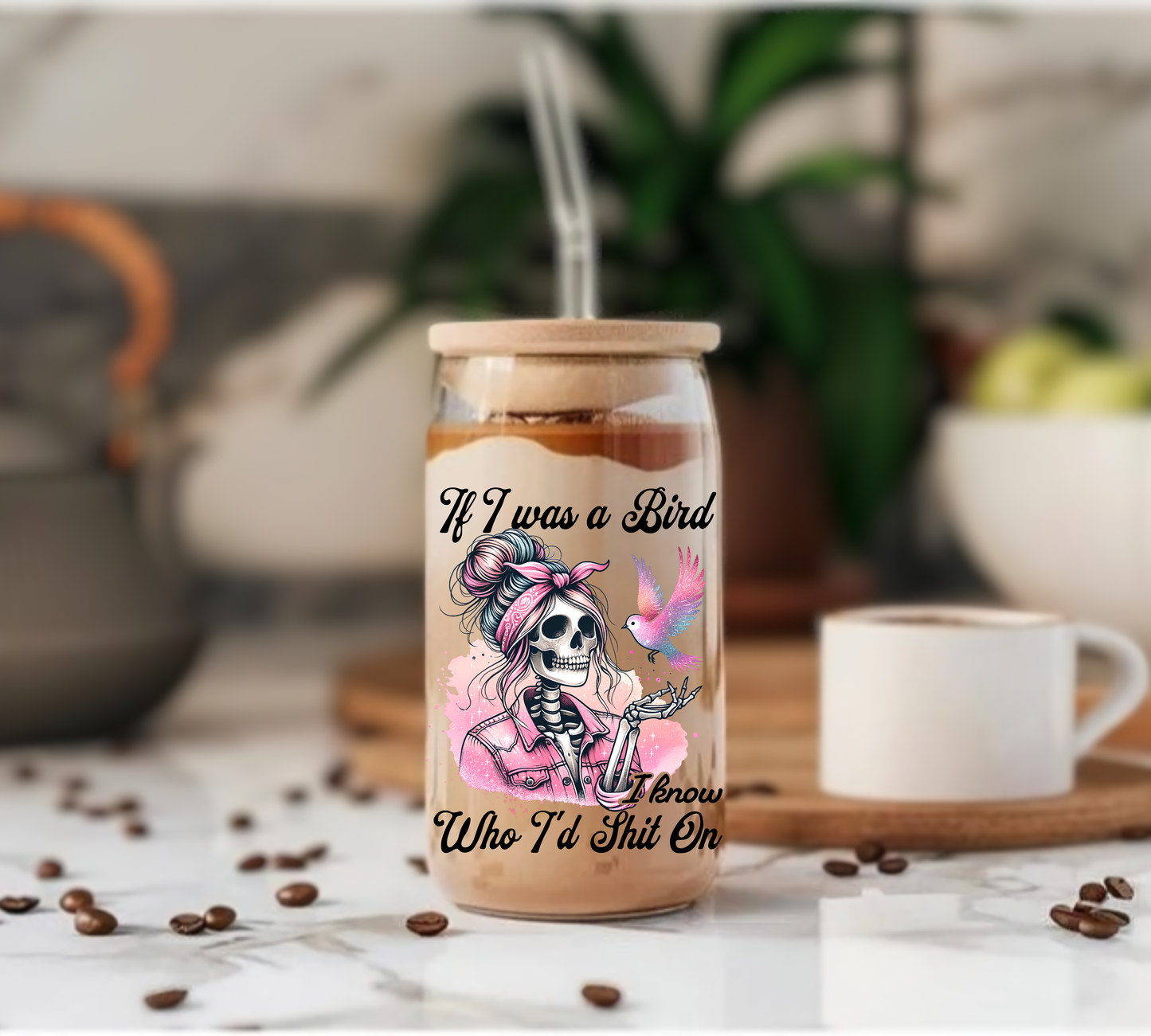 If I Was A Bird - Glass Tumbler