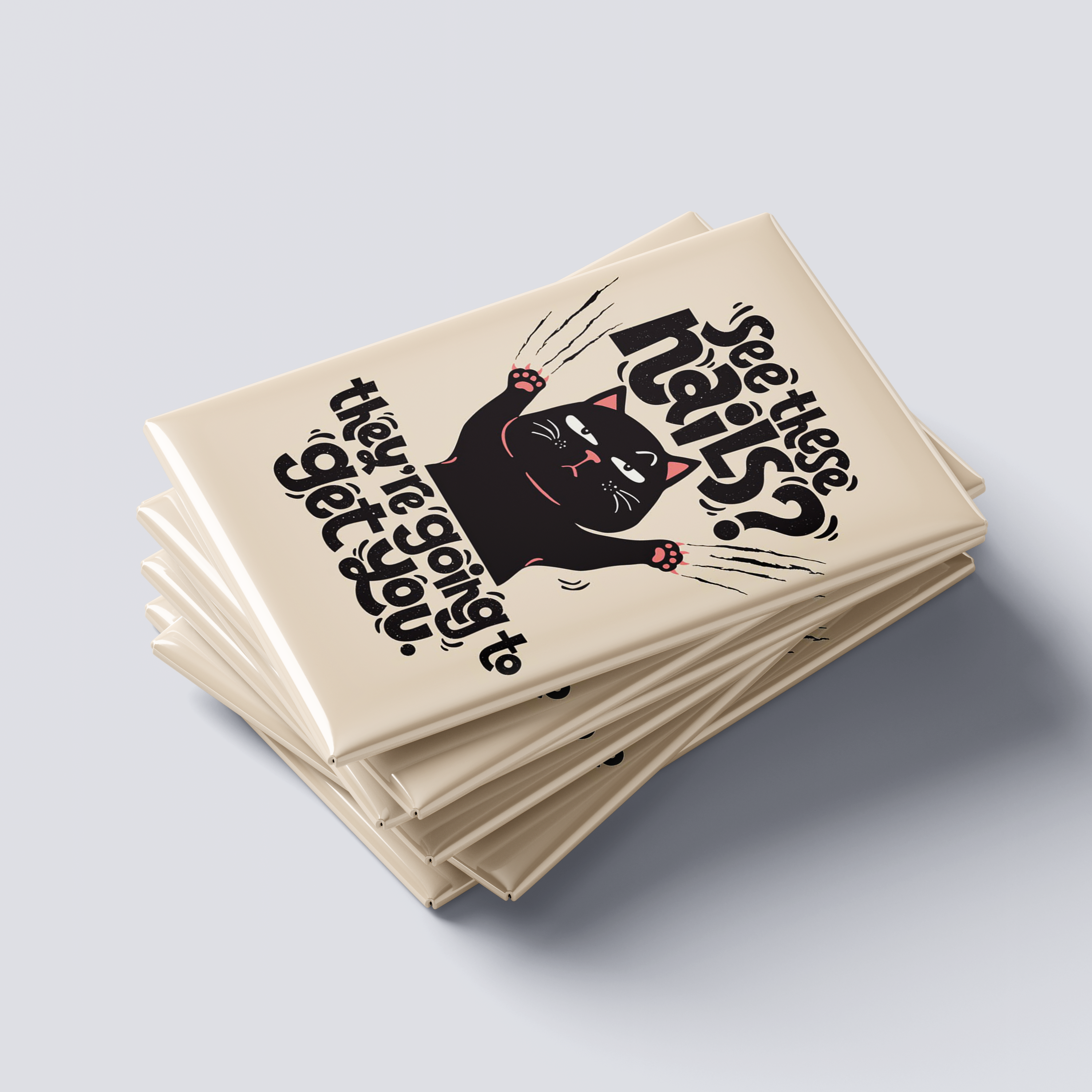 Midnight Zoomies Fridge Magnet