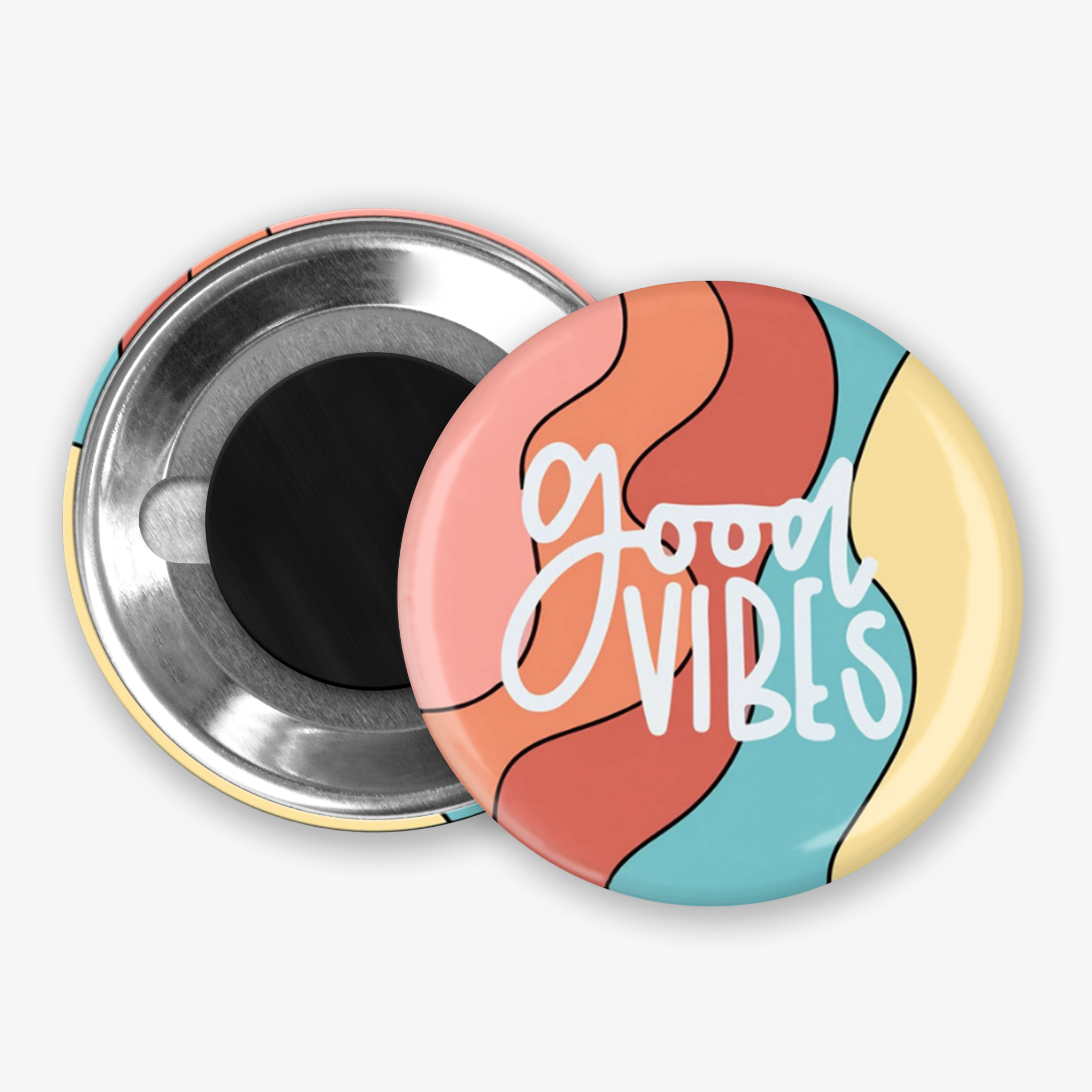 Good Vibes - Button Pin / Magnet
