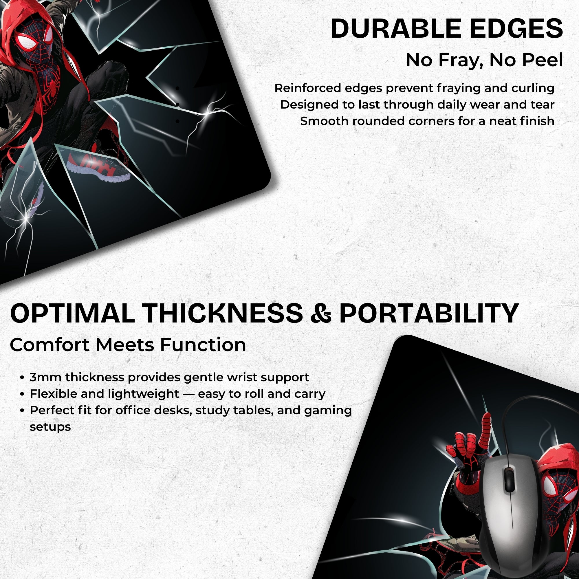 Spiderman โ Skyline Pursuit Mouse Pad