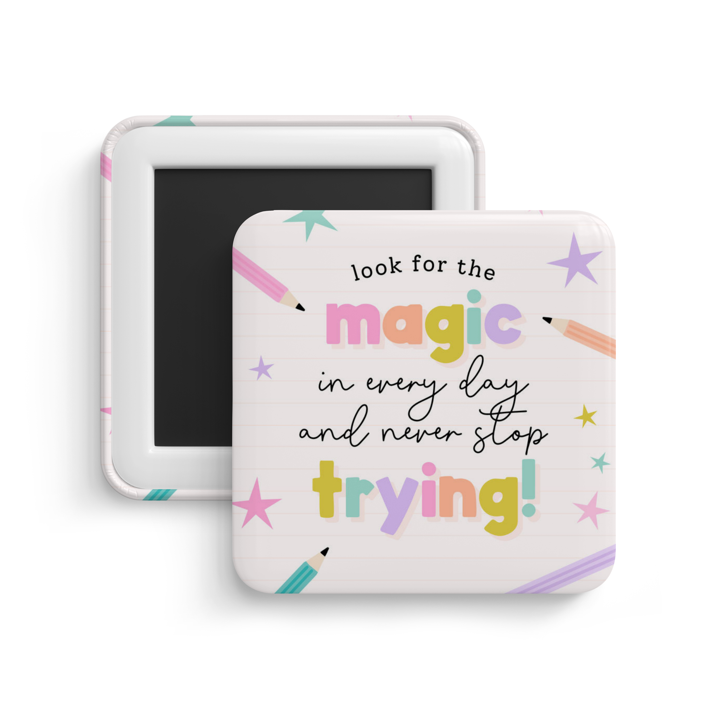 Glow Forward Fridge Magnet