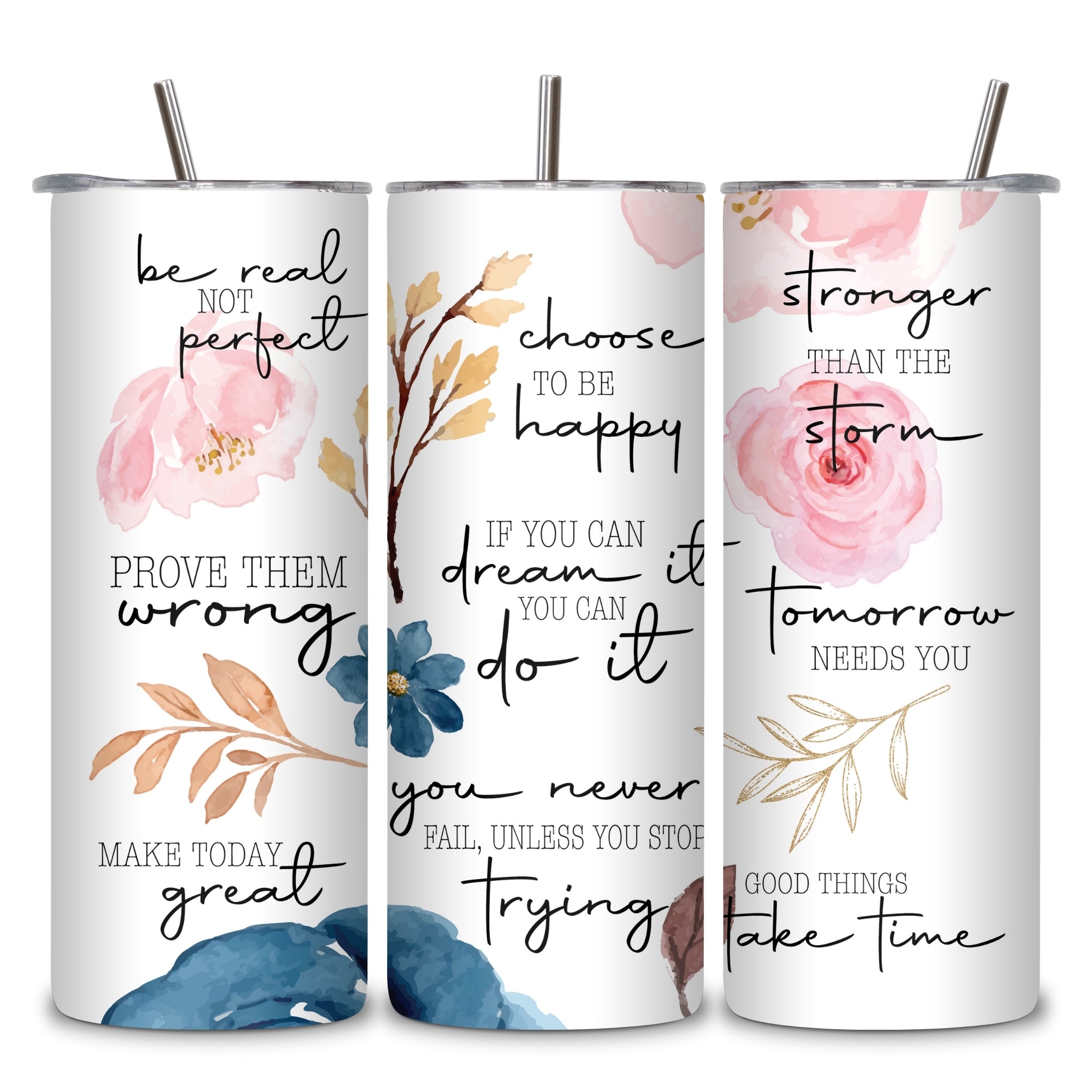 Self Love Affirmation Stainless Steel Vacuum Insulated Tumbler