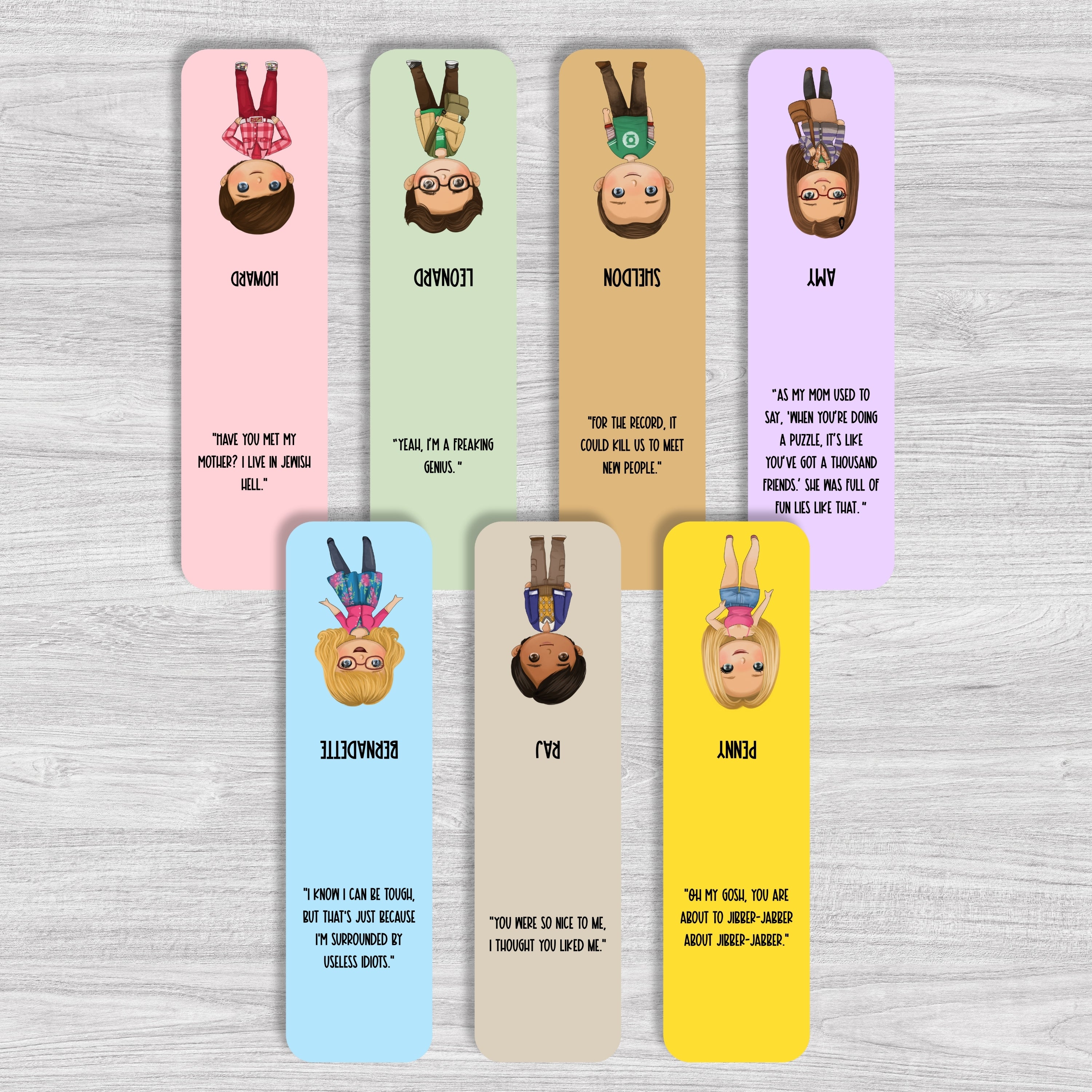 Big Bang Theory Magnetic Bookmarks Bundle