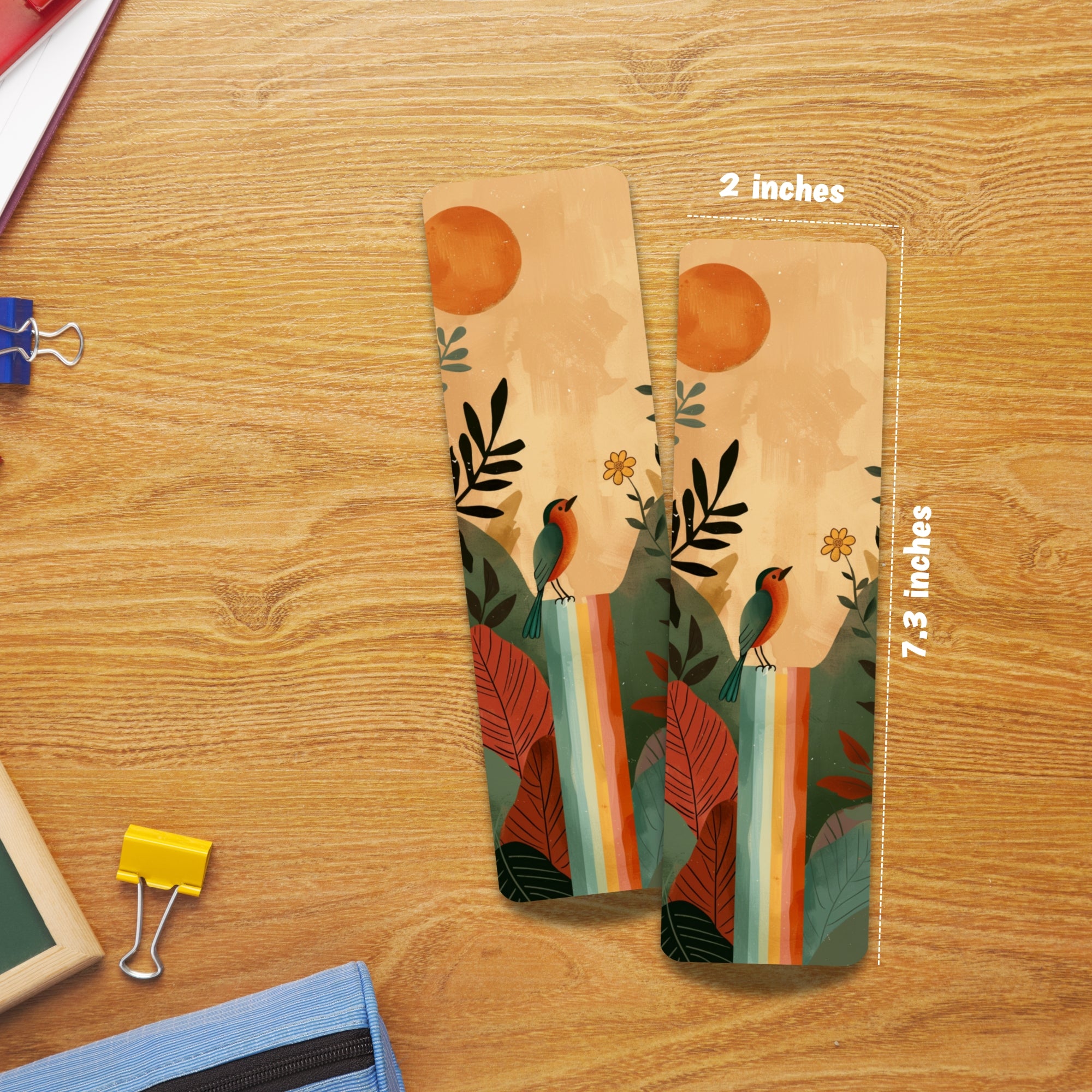 Dreamy Boho Laminated Bookmark