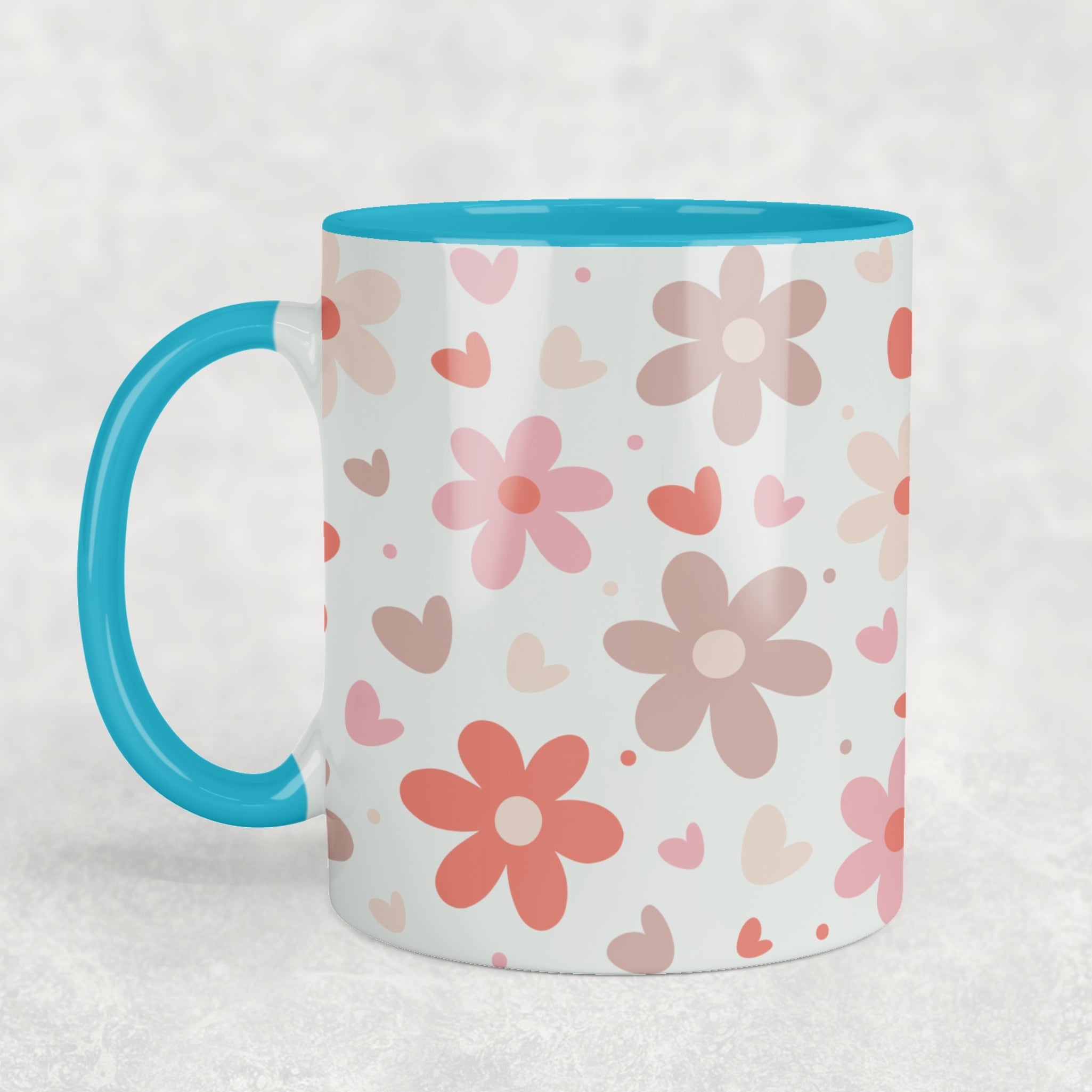 Pastel Daisies Ceramic Mug